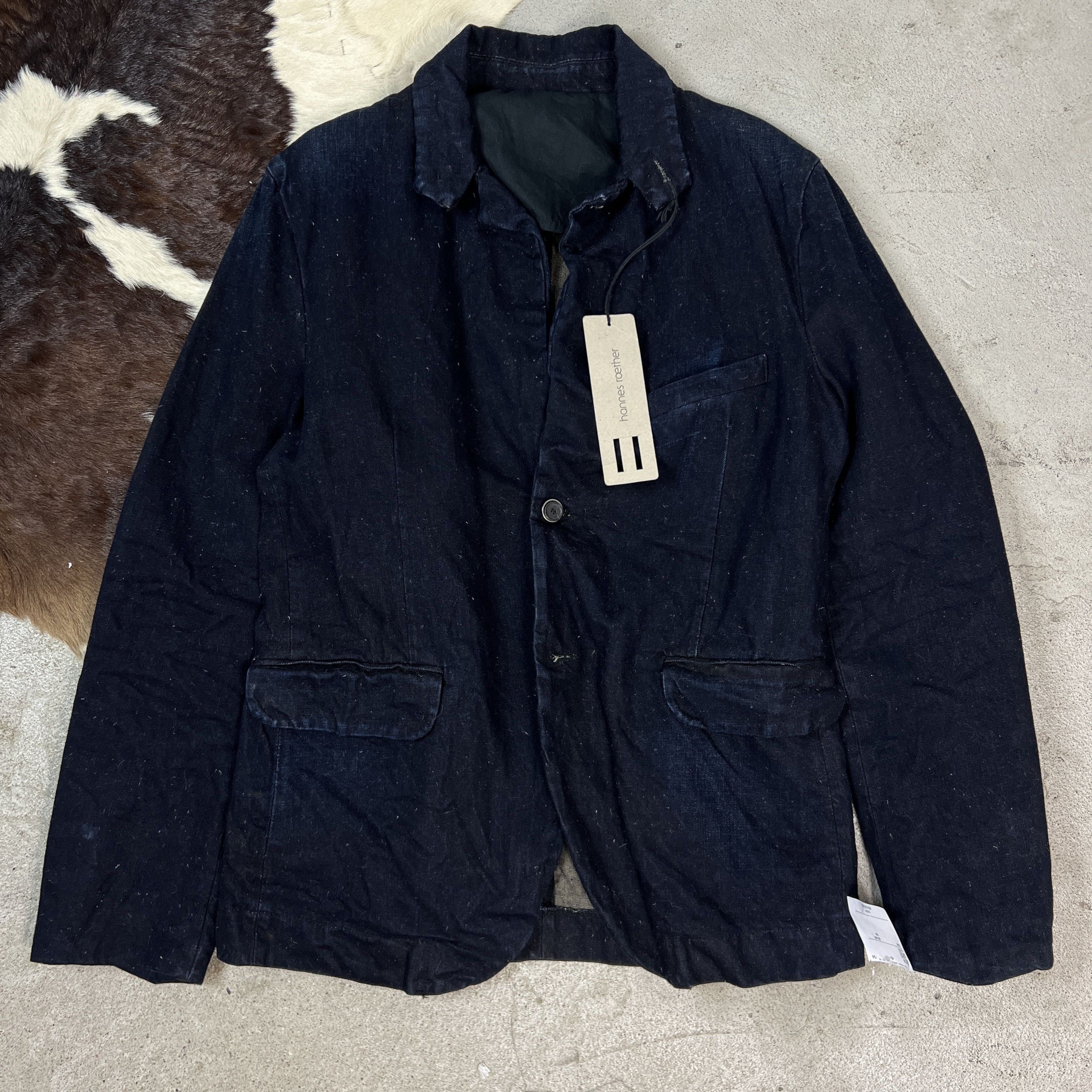 Vintage × hannes roether Hannes Roether Jeans Jacket Size US M / EU 48-50 / 2 - 2 Thumbnail
