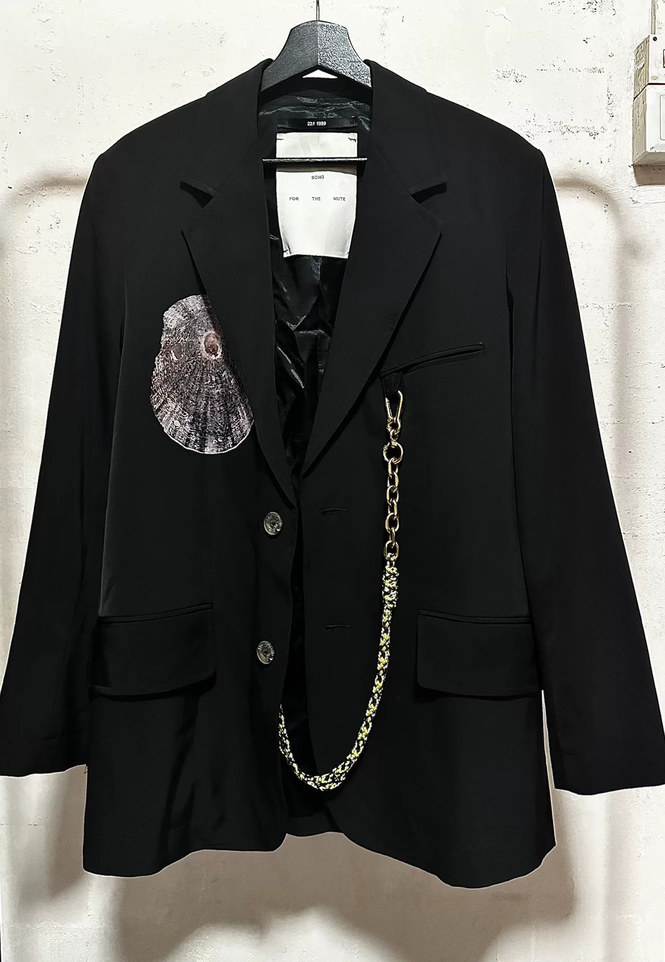 Song for the Mute 23.1 Shell Print Blazer