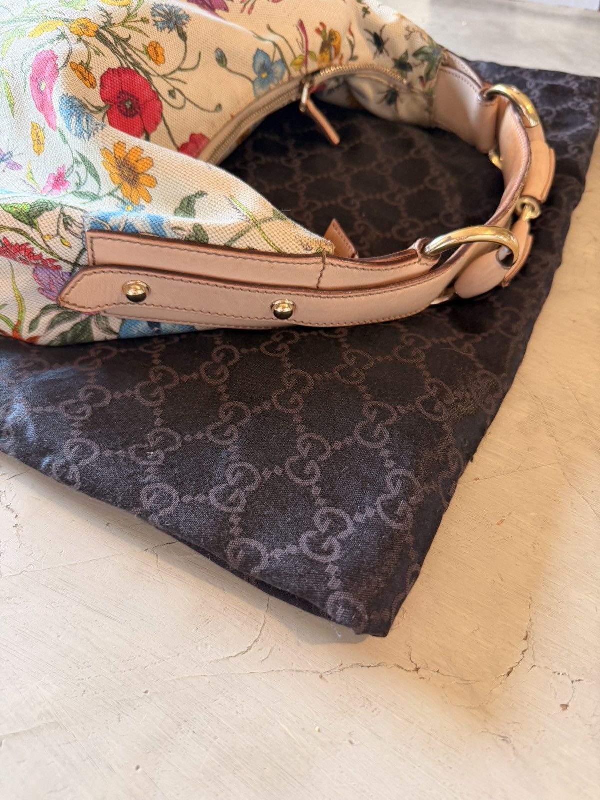 Gucci Authentic Gucci Flora Pelham Hobo Bag Size ONE SIZE - 9 Thumbnail