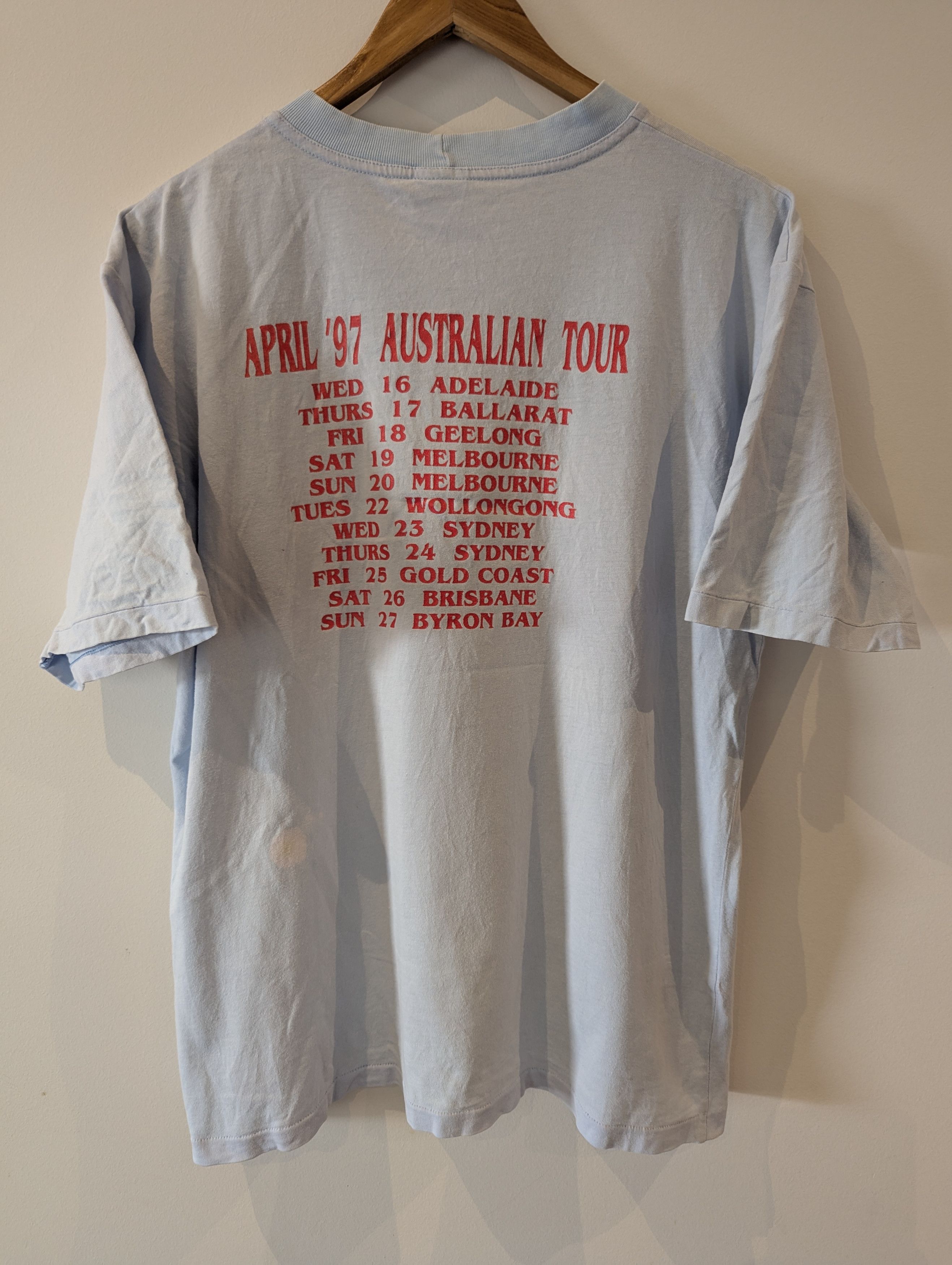 Vintage NO FUN AT ALL 1997 TOUR T-SHIRT - ROCK BAND - WARPED TOUR Size US XL / EU 56 / 4 - 5 Thumbnail