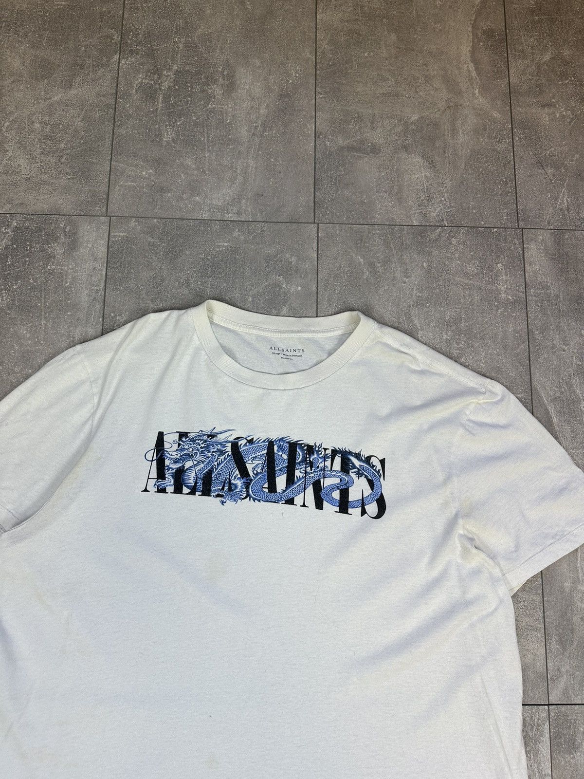 Other Men’s distressed allsaints dragon overprint logo tee Size US XL / EU 56 / 4 - 5 Thumbnail