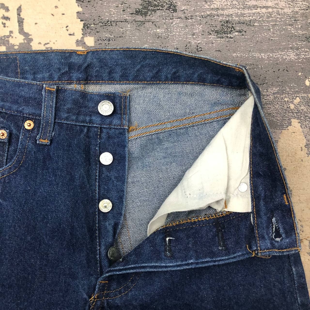 Levi's × Levi's Vintage Clothing P761 VTG 501 SELVEDGE MADE IN USA LEVI'S JEANS Size US 27 - 8 Thumbnail