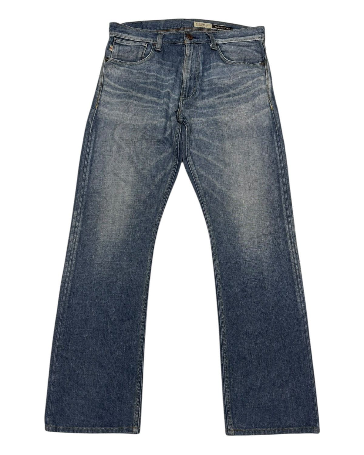 Kapital 🔥MADE IN NIPPON VINTAGE FADED JEANS BACK NUMBER DENIM JEANS Size US 32 / EU 48 - 1 Thumbnail