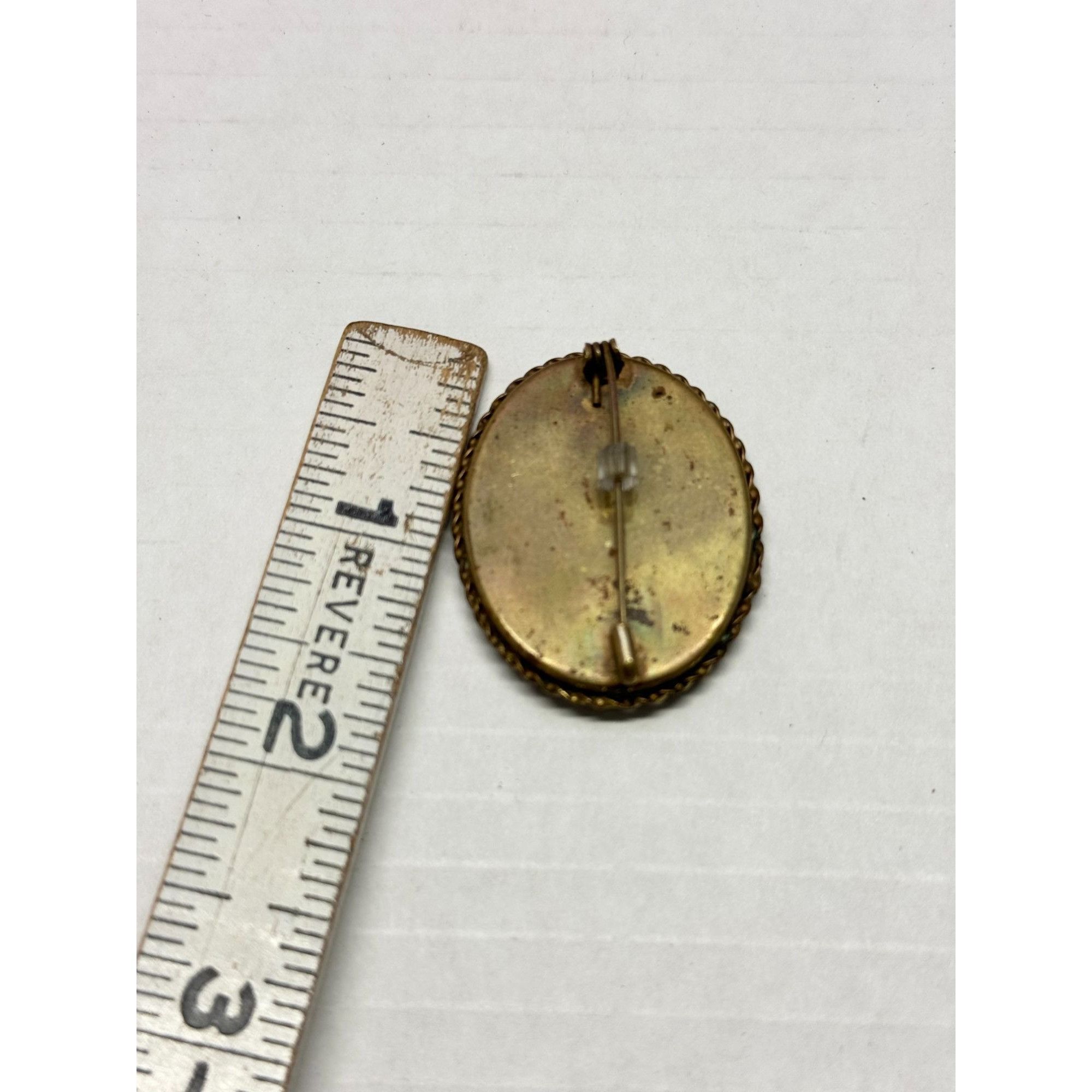Vintage Vintage micro mosaic floral brooch pin Size ONE SIZE - 7 Thumbnail