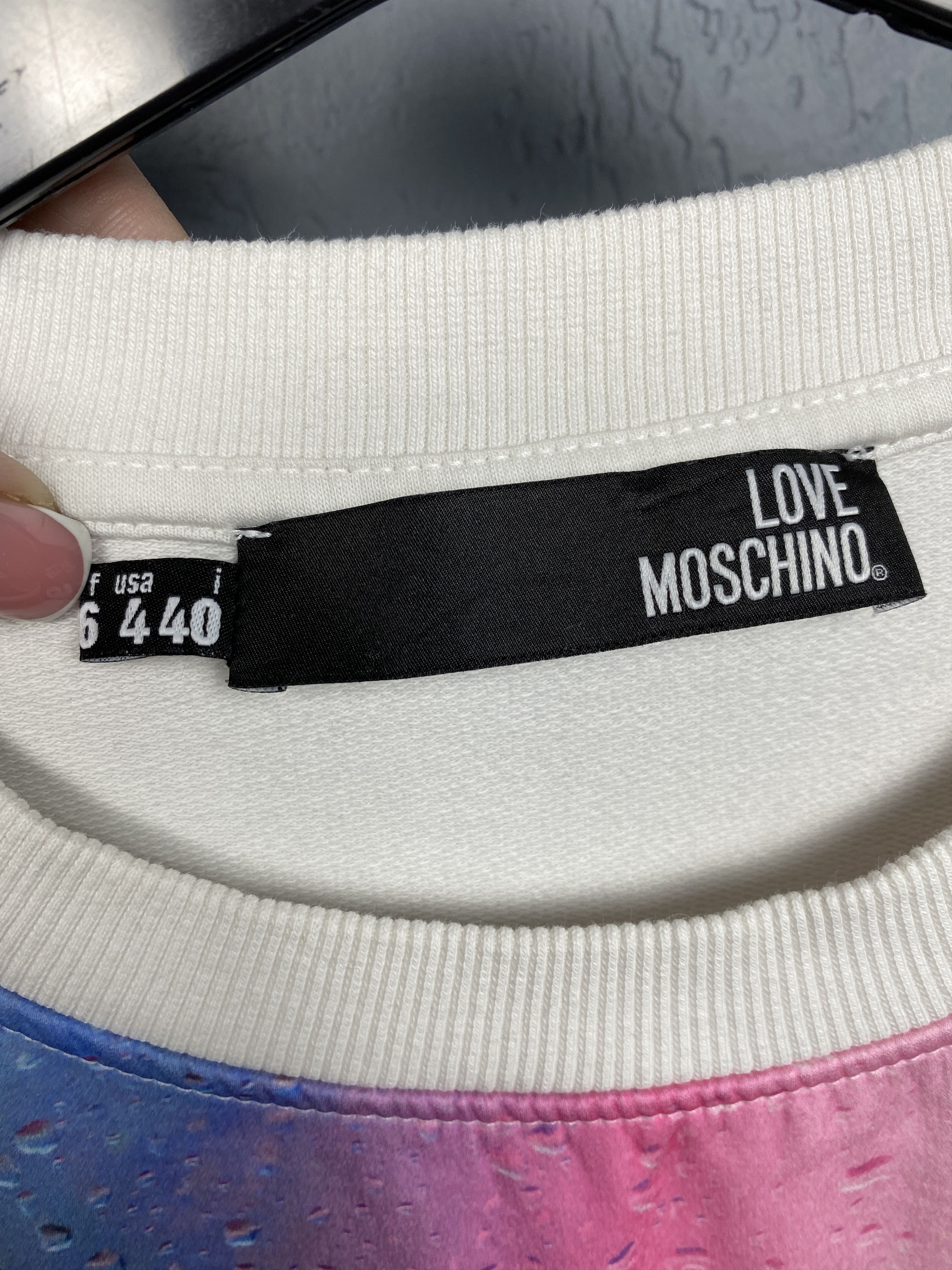 Moschino Love Moschino Womens Crew Neck Sweatshirt Size S / US 4 / IT 40 - 4 Thumbnail