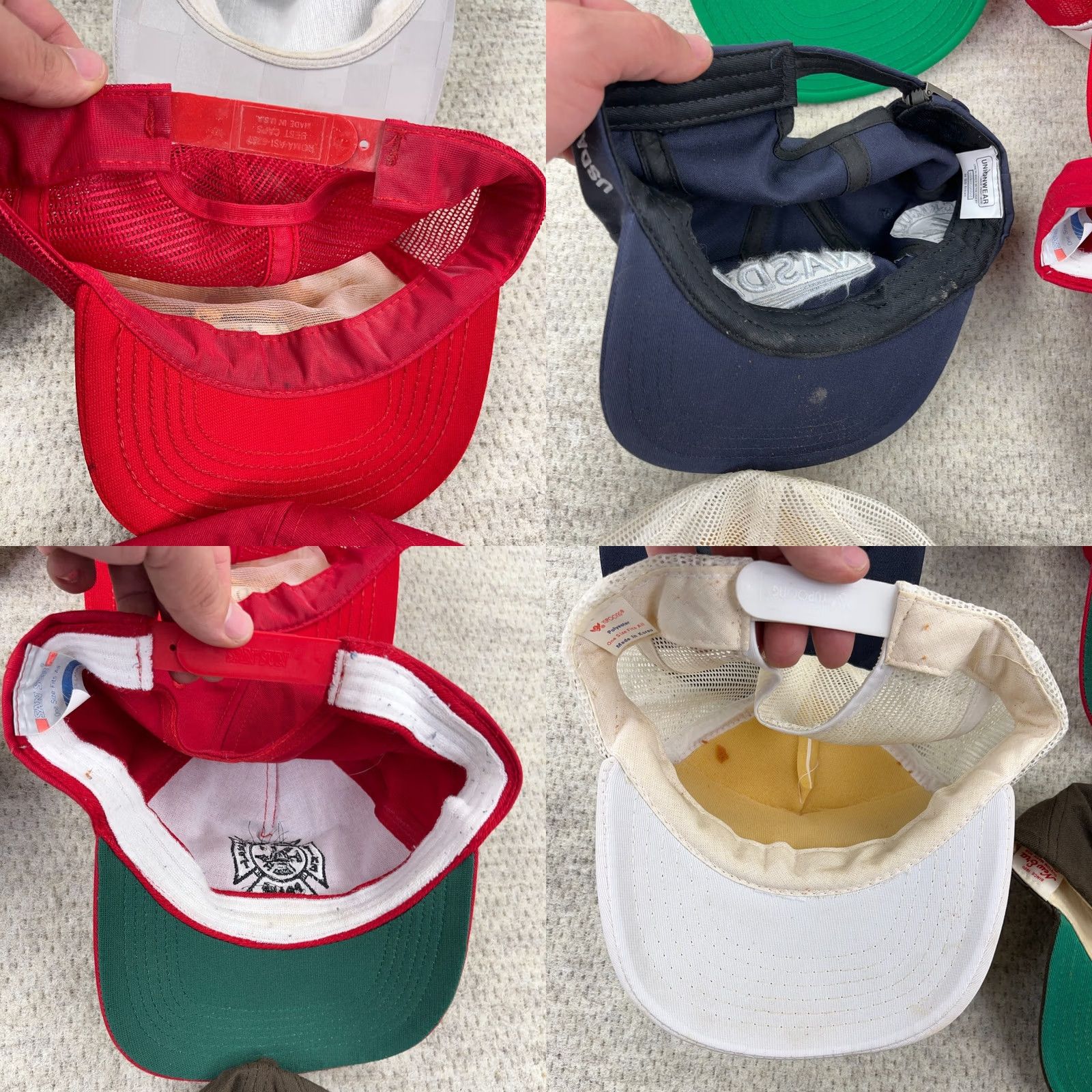 Roper VINTAGE Trucker Hat Lot Snapback Cap 80s 90s Y2K Patch USA Advertising Rope Mens Size ONE SIZE - 10 Thumbnail