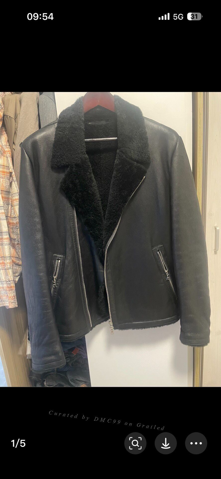 Paul Smith Paul Smith Fur Leather Jacket Size US L / EU 52-54 / 3 - 1 Thumbnail
