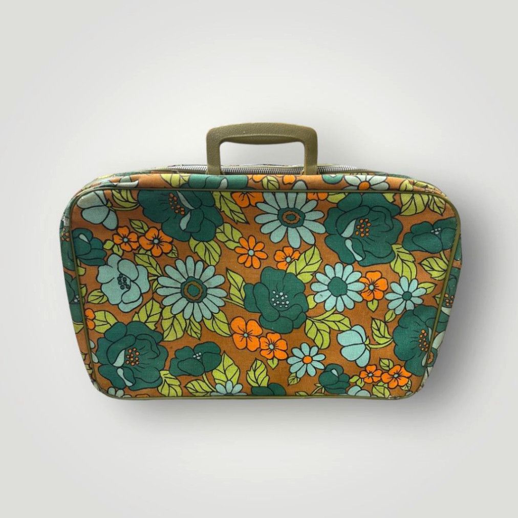 Vintage Mod Carry On Laptop Bag Small Suitcase Luggage | Grailed