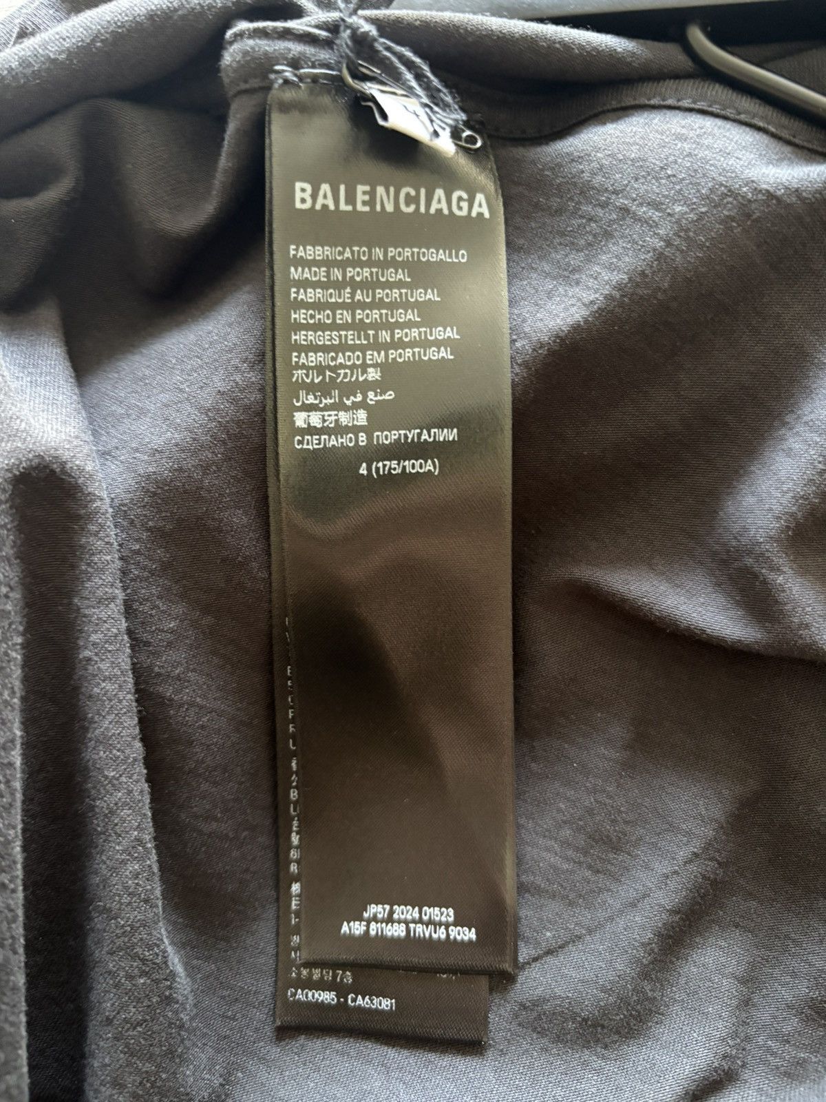 Balenciaga BALENCIAGA OPTICAL GRAPHIC T-SHIRT Size US XL / EU 56 / 4 - 10 Thumbnail