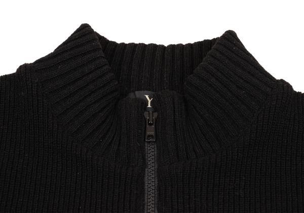 Yohji Yamamoto Yohji Yamamoto Half-Zip Knit Sweater Size US M / EU 48-50 / 2 - 2 Thumbnail