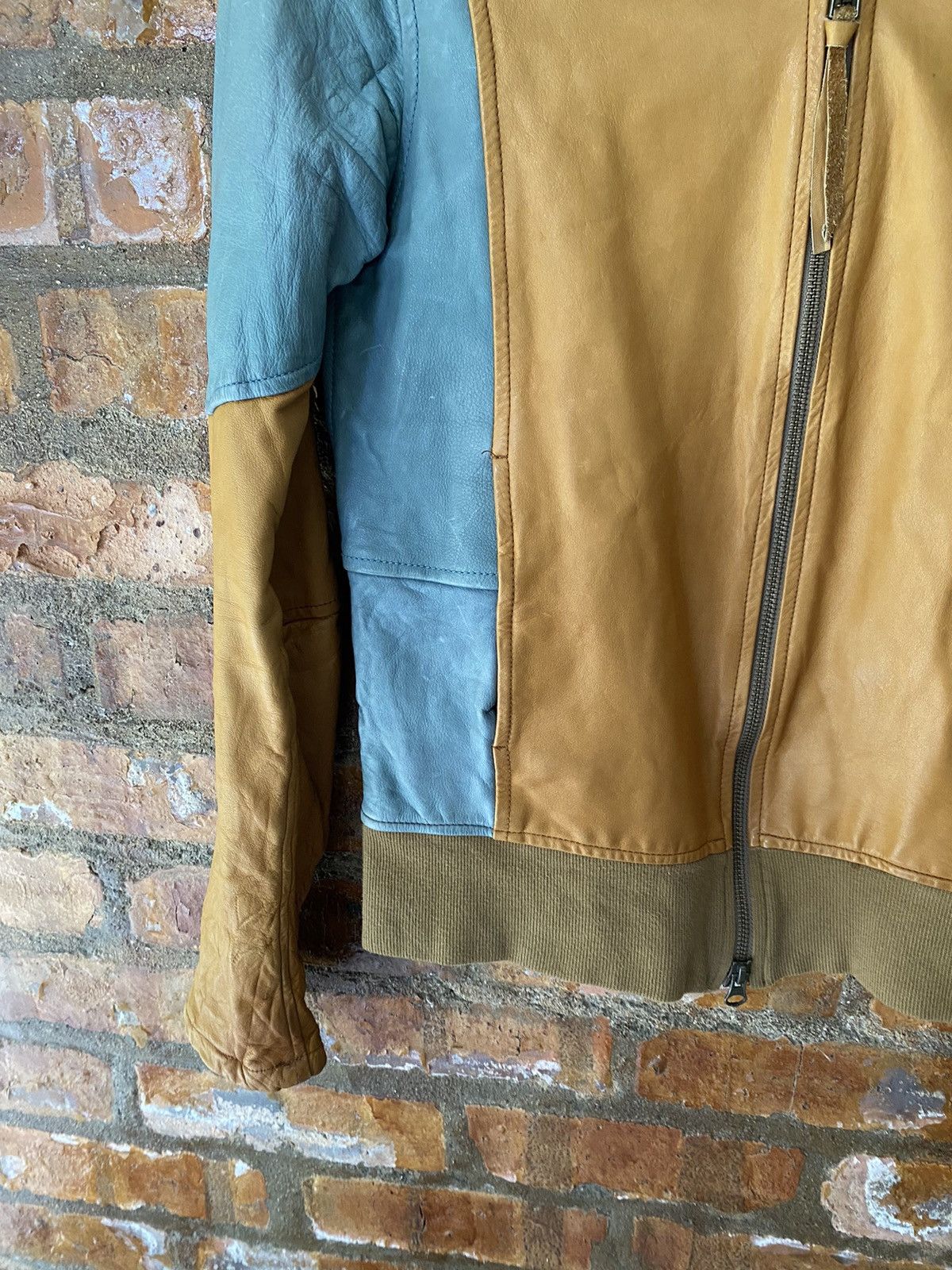 Ekam 2000s Shama x Studious Leather Paneled color block Jacket Size M / US 6-8 / IT 42-44 - 7 Thumbnail