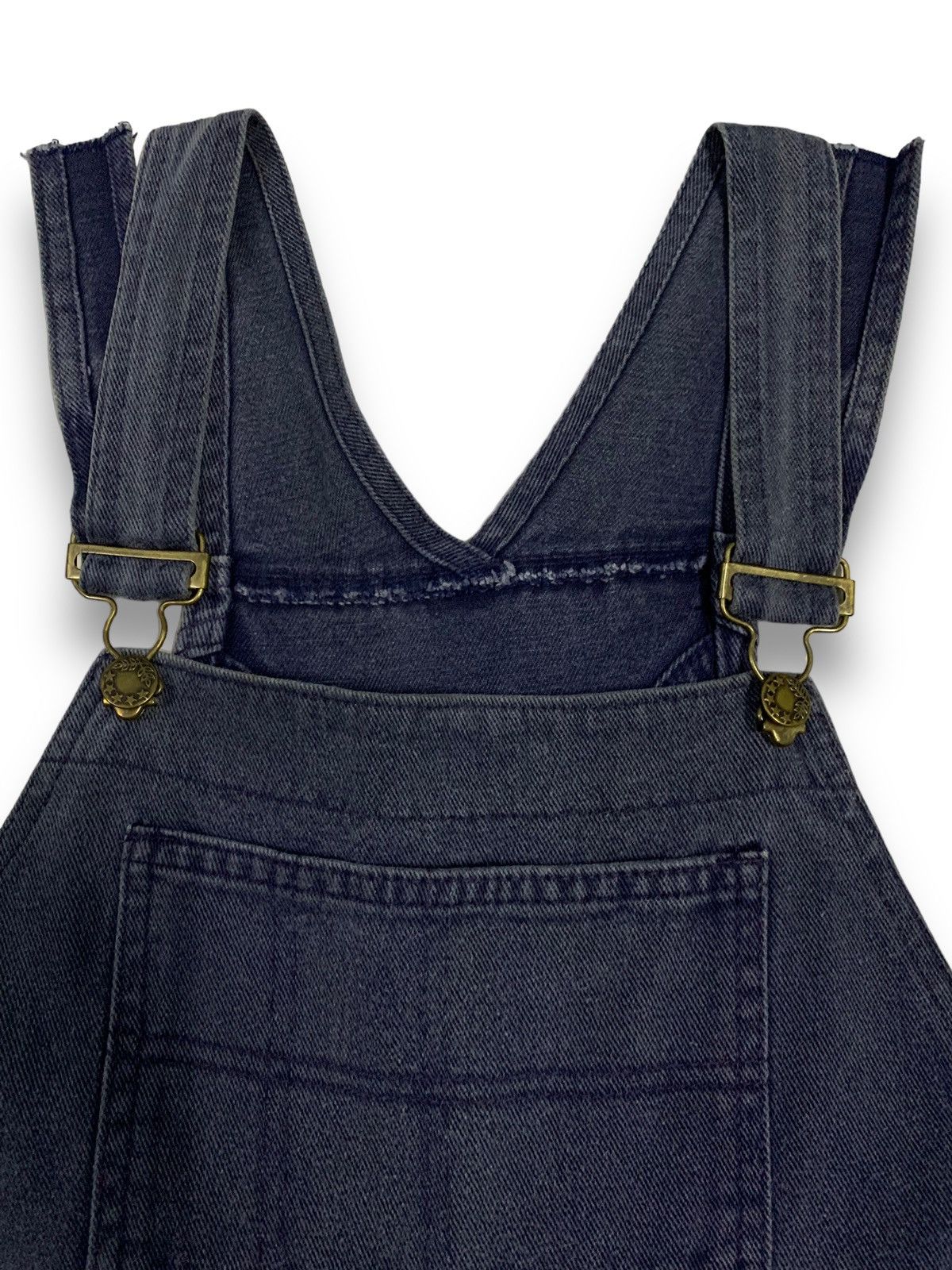 Warehouse Vintage Japanese Brand Limited Edition Faded Denim Overalls Size 31" - 4 Thumbnail