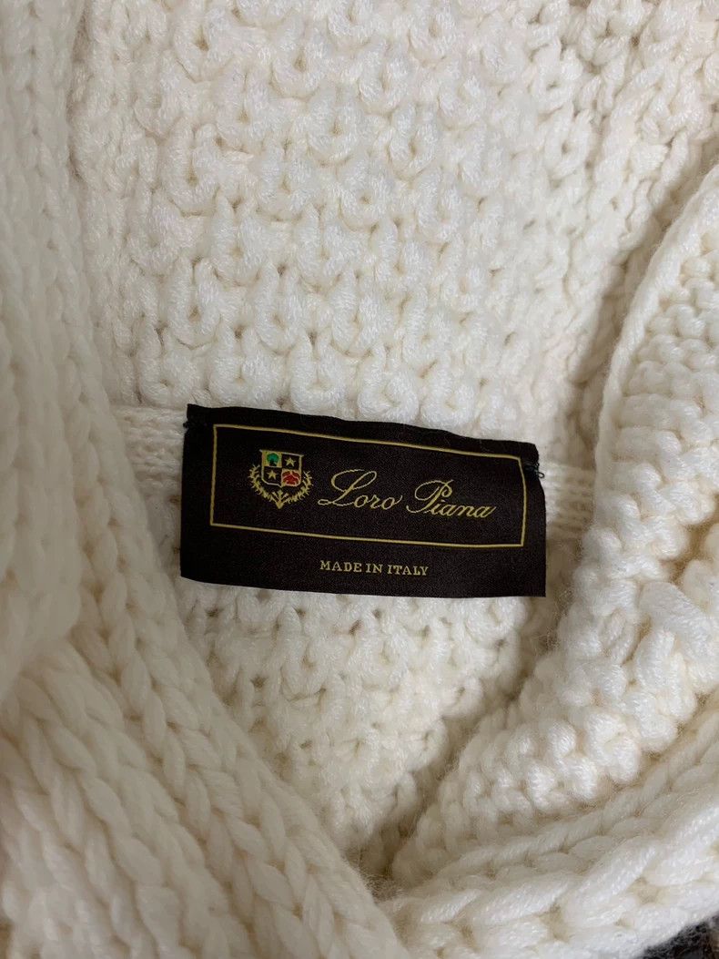 Loro Piana LORO PIANA Cow horned cashmere pullover sweater Size XS / US 0-2 / IT 36-38 - 6 Thumbnail