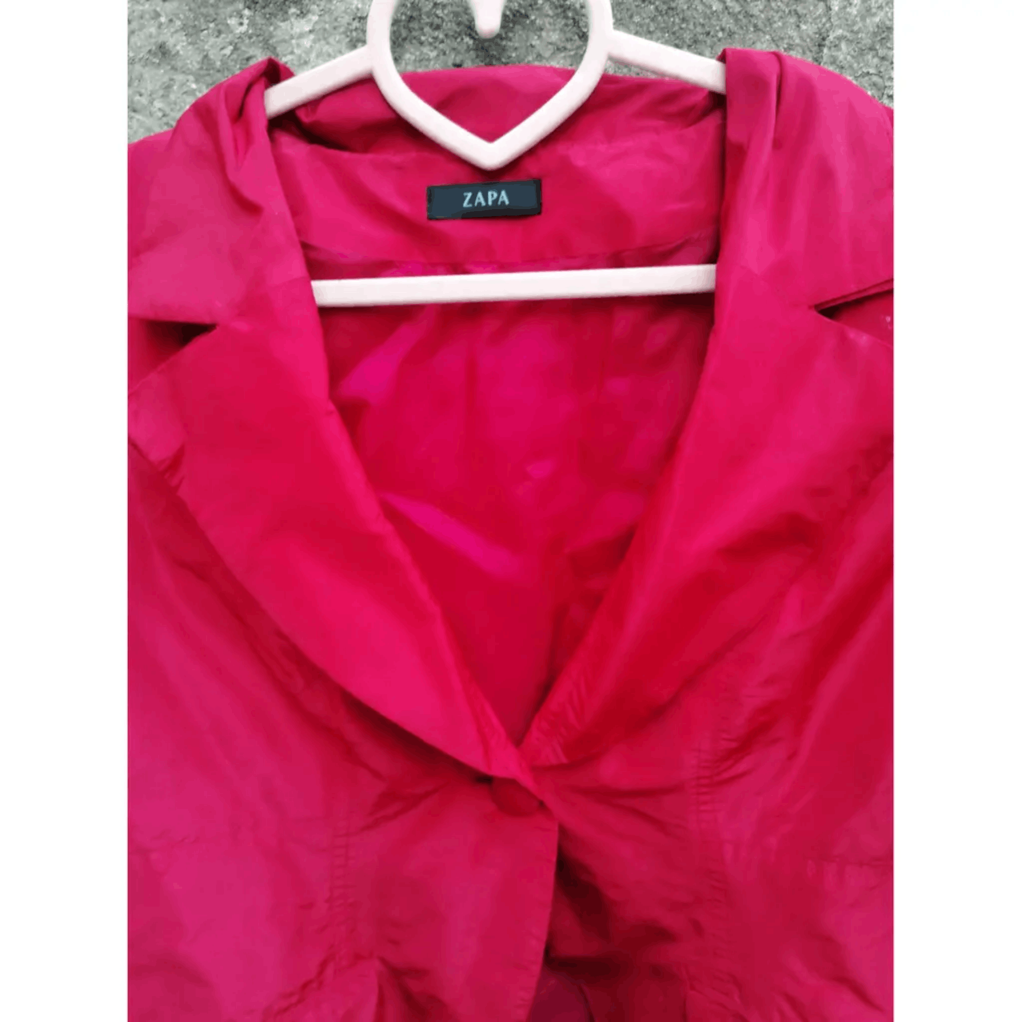 ZAPA Zapa Red Short Vest (Size 36 FR) – Stylish and Bold Size XS / US 0-2 / IT 36-38 - 3 Thumbnail