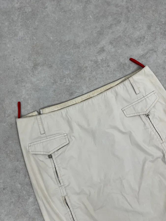 Prada Prada White Utility Multi Zips Skirt Size 30" / US 8 / IT 44 - 7 Thumbnail