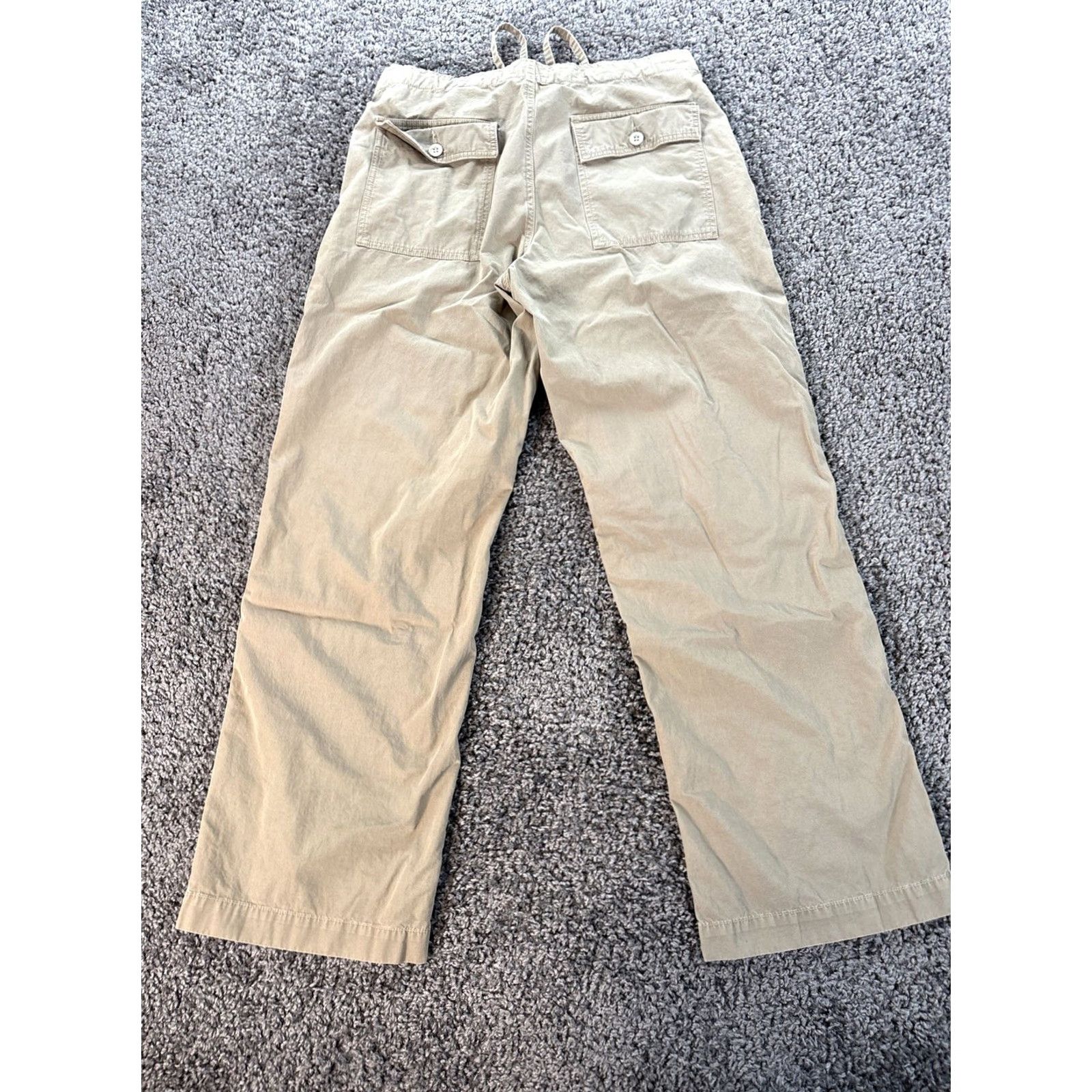 Gap VINTAGE Gap Pants Mens 34x30 Brown Baggy Button Fly Canvas 90s Relaxed Chino Mens Brown Canvas Baggy 90s Gap Pants 34x30 Size US 34 / EU 50 - 7 Thumbnail