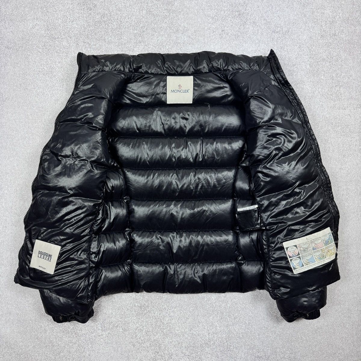 Moncler Women`s Moncler Berre Black Shiny Puffer Jacket Size 1 / S Size S / US 4 / IT 40 - 4 Thumbnail