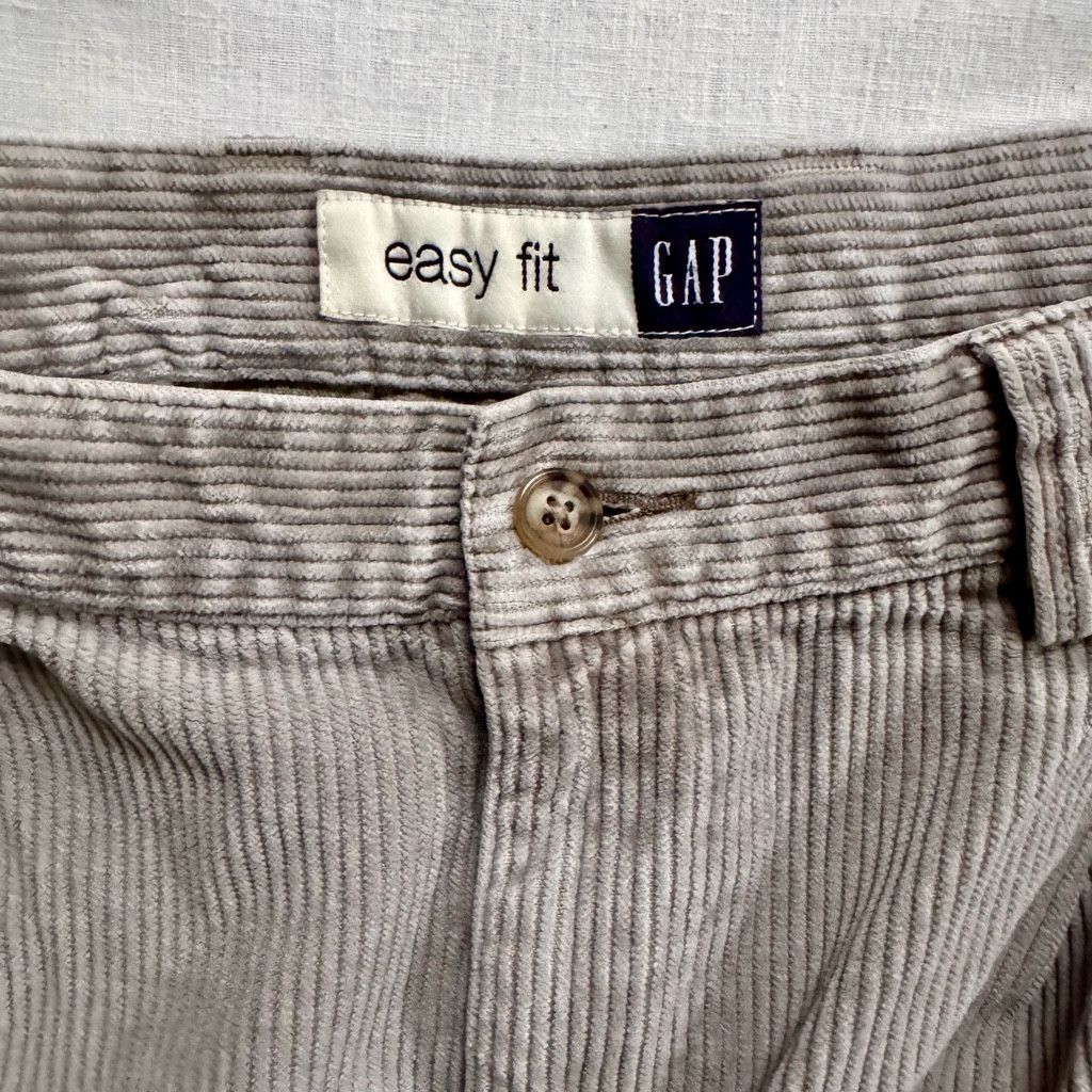 Gap Gap Easy Fit 90s Corduroy Relaxed Fit Taupe Size US 36 / EU 52 - 3 Thumbnail