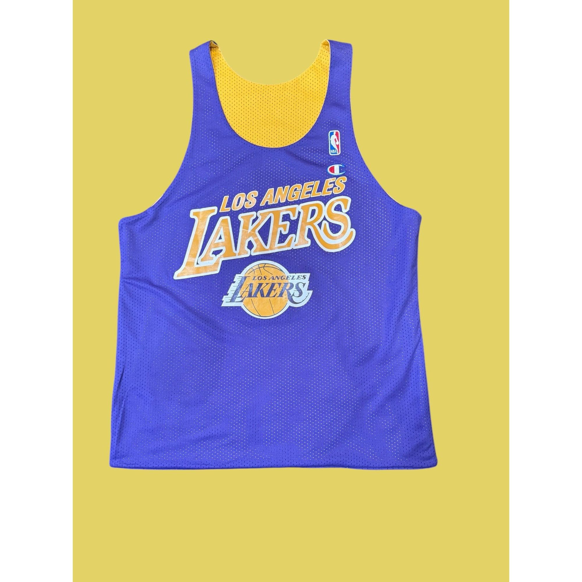 Champion 90s Los Angeles Lakers Reversible Jersey Size US XS / EU 42 / 0 - 6 Thumbnail