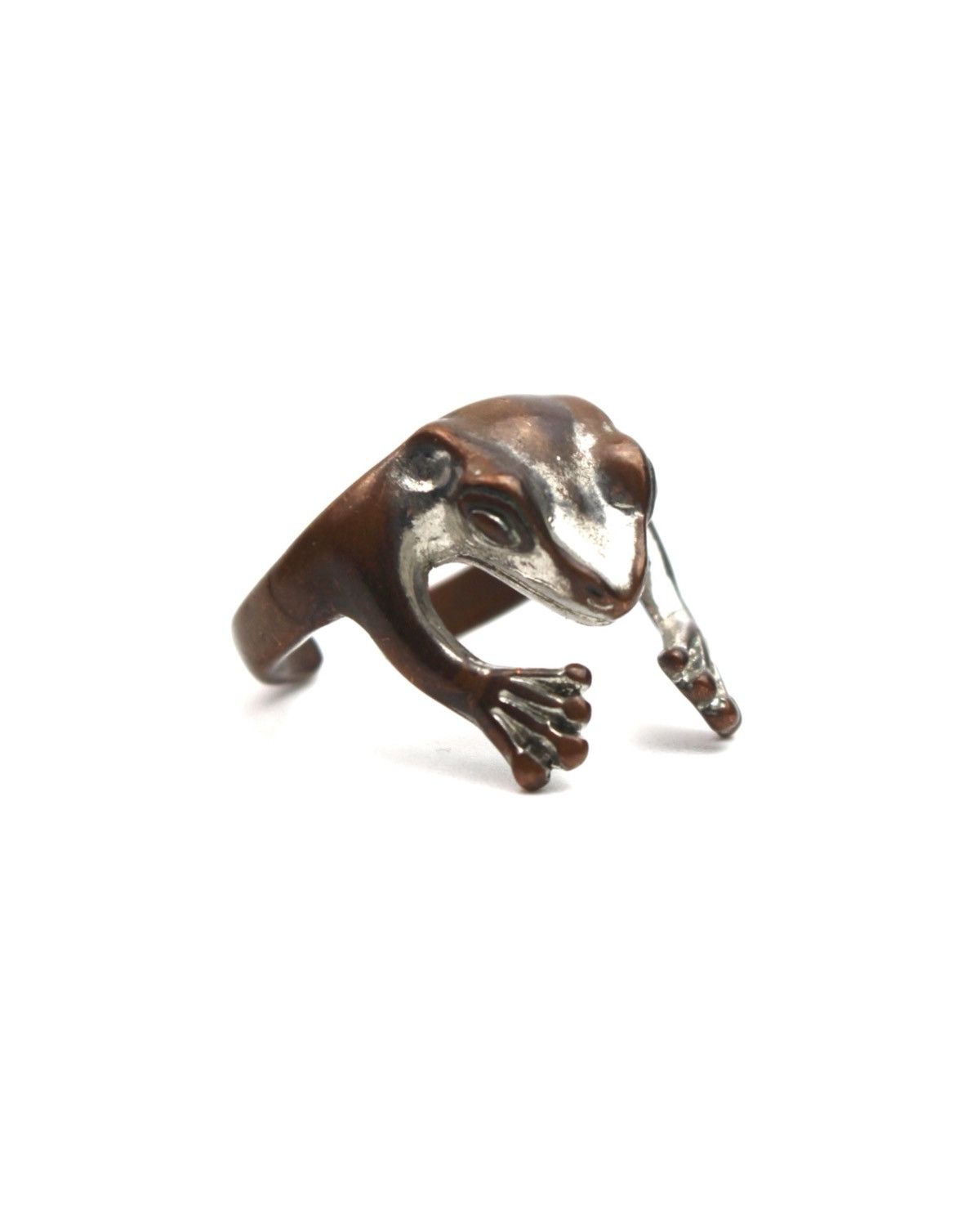 Vintage 2000S JAPANESE MADE FROG WRAP RING Size ONE SIZE - 1 Thumbnail