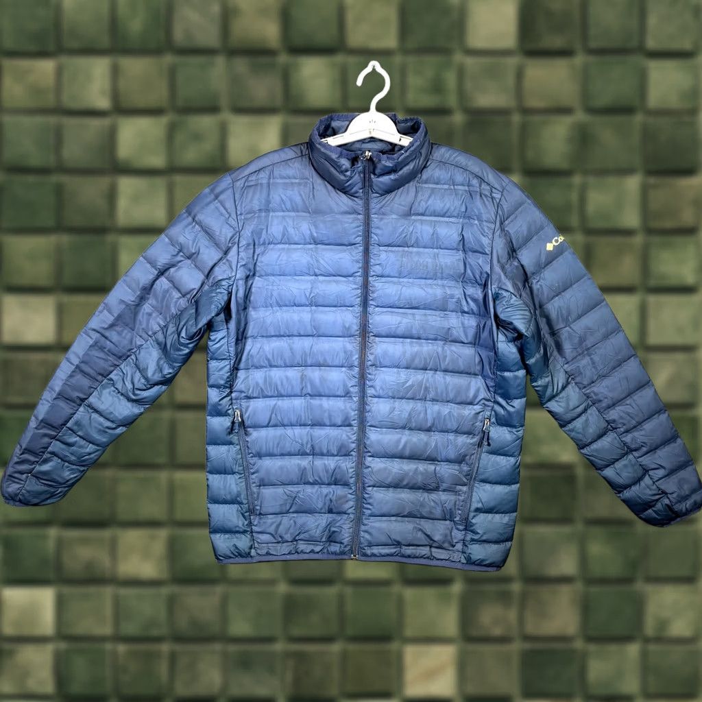 Vintage Columbia Mens Jacket Puffer Blue Down Full Zip Outdoor Casual Fall Winter Size US L / EU 52-54 / 3 - 1 Thumbnail