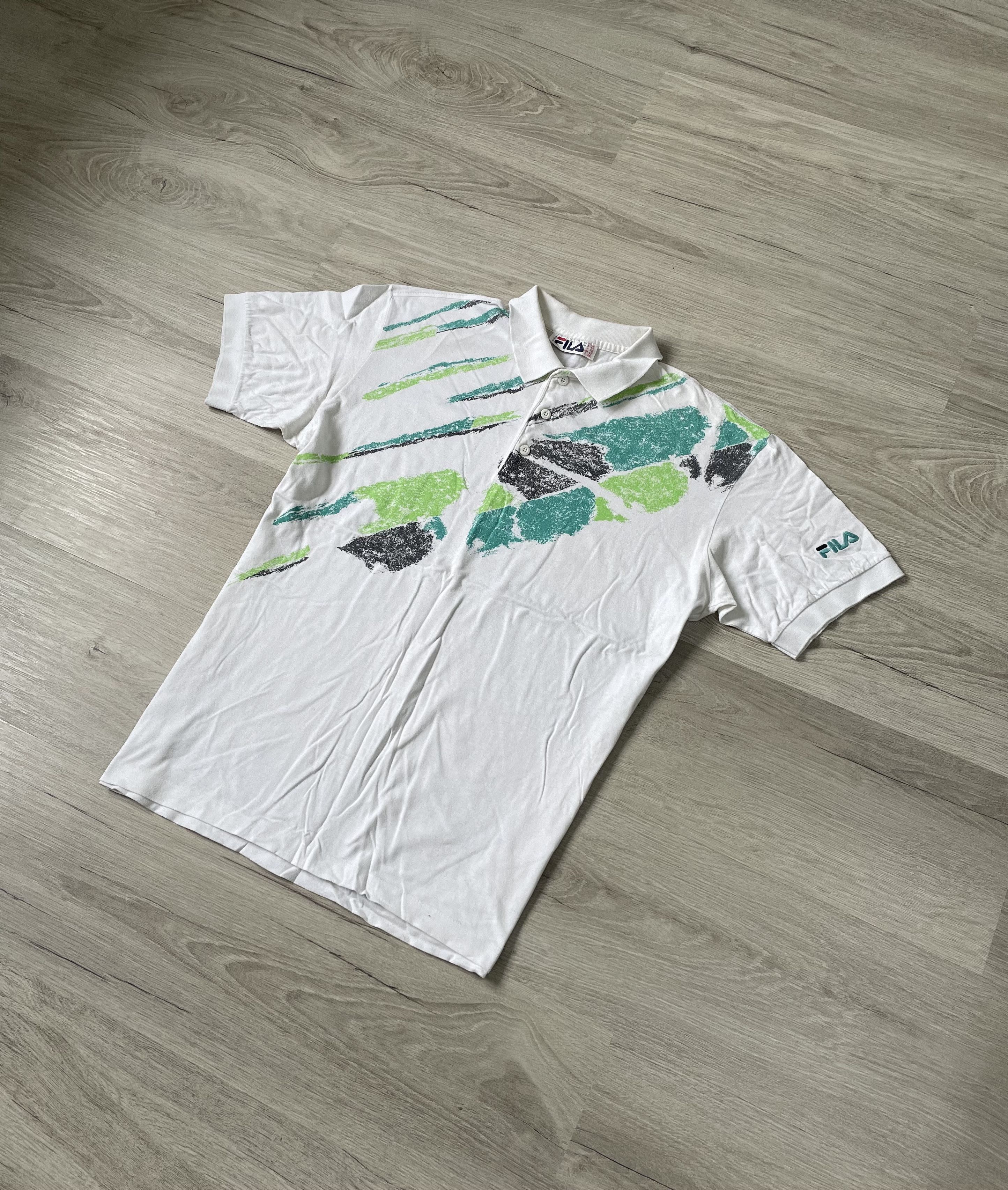 Fila × Vintage MENS POLO FILA RARE VINTAGE Size US L / EU 52-54 / 3 - 1 Thumbnail