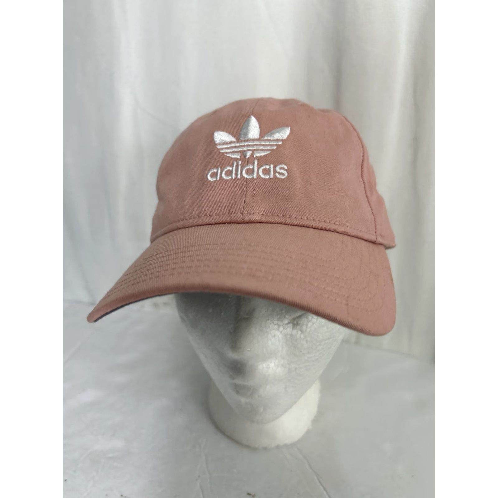 Adidas Adidas Womens Baseball Cap Adjustable Trifoil Pink White Strap Back Osfw Colorful Cap Womens Size ONE SIZE - 2 Thumbnail