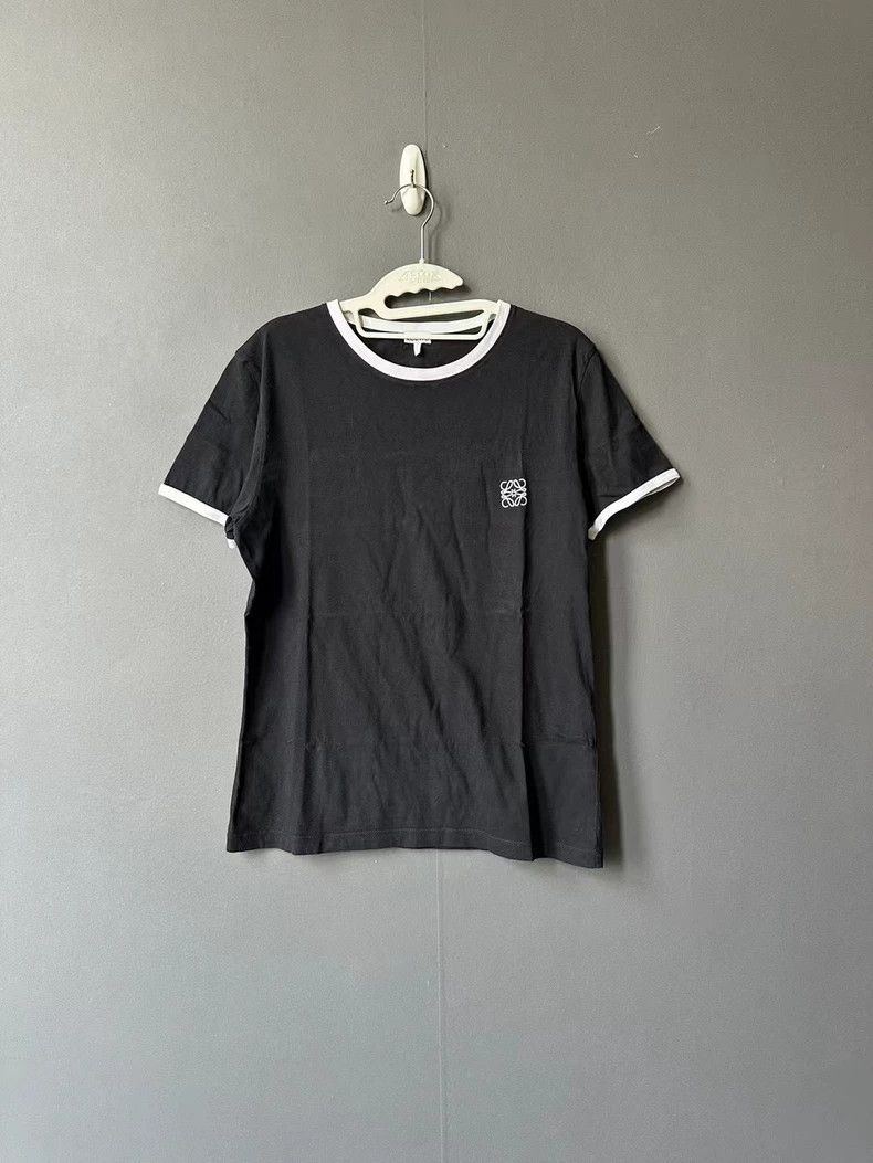 Loewe loewe Black and white embroidered logo short sleeve 2506-Ne Size US L / EU 52-54 / 3 - 1 Thumbnail