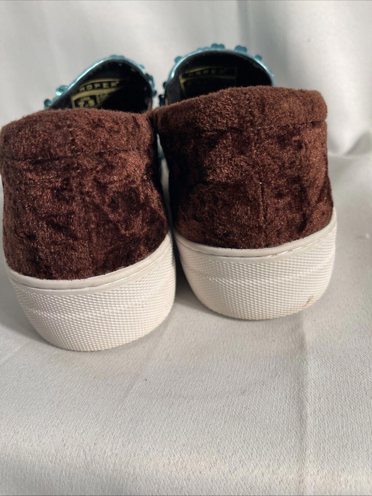 Roper ROPER Women's Darcy Sequin & Velvet Slip On Shoes Size 7.5 Size US 7.5 / IT 37.5 - 7 Thumbnail