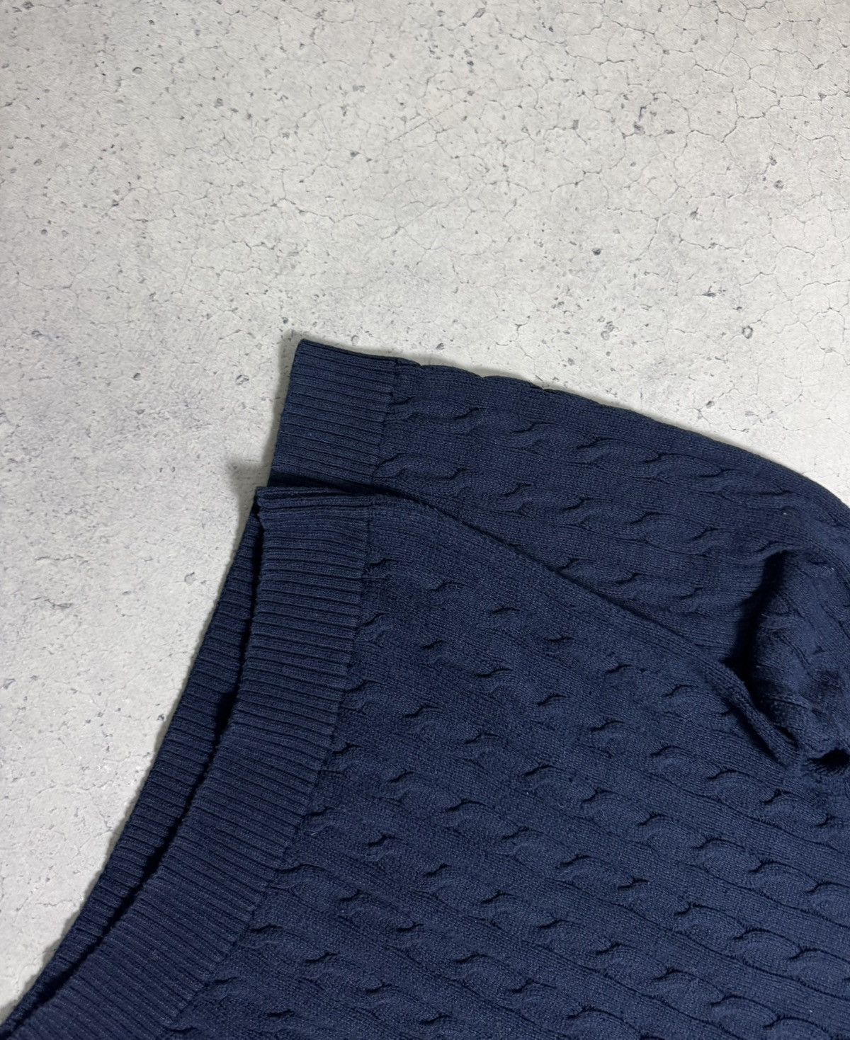 Polo Ralph Lauren Polo Ralph Lauren Navy Cable Knit Sweater PRL Size XXL Size US XXL / EU 58 / 5 - 3 Thumbnail