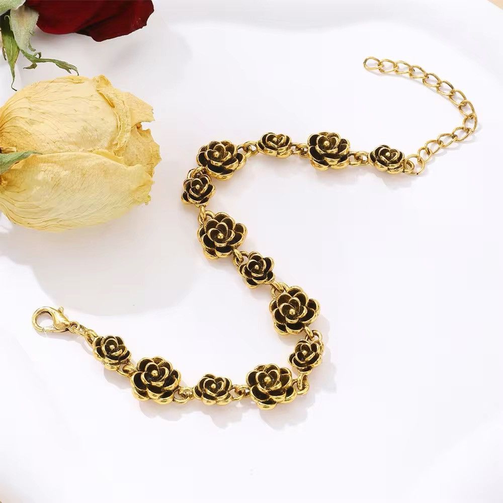 Japanese Brand × Vintage 18cm Y2K Rose Bracelet Size ONE SIZE - 4 Thumbnail