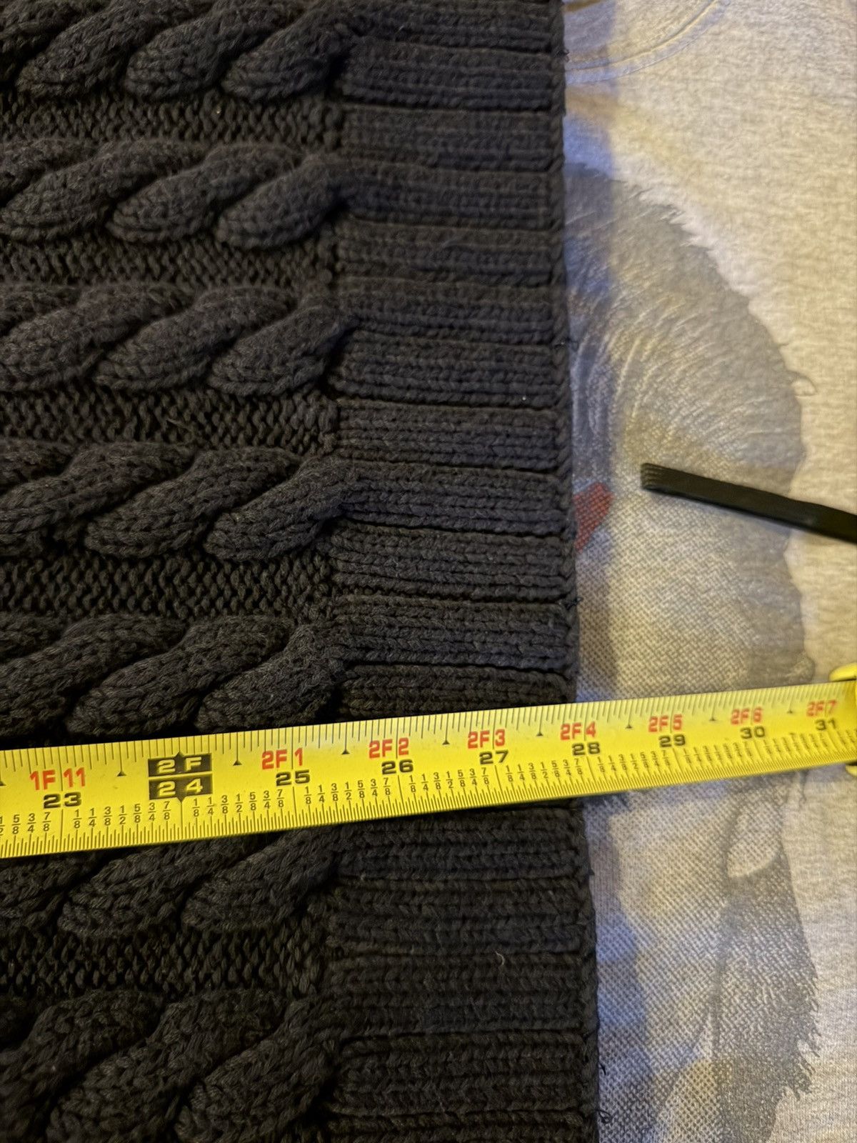 Tommy Hilfiger 90s y2k tommy hilfiger usa & uk flag cable knit sweater L Size US L / EU 52-54 / 3 - 7 Thumbnail