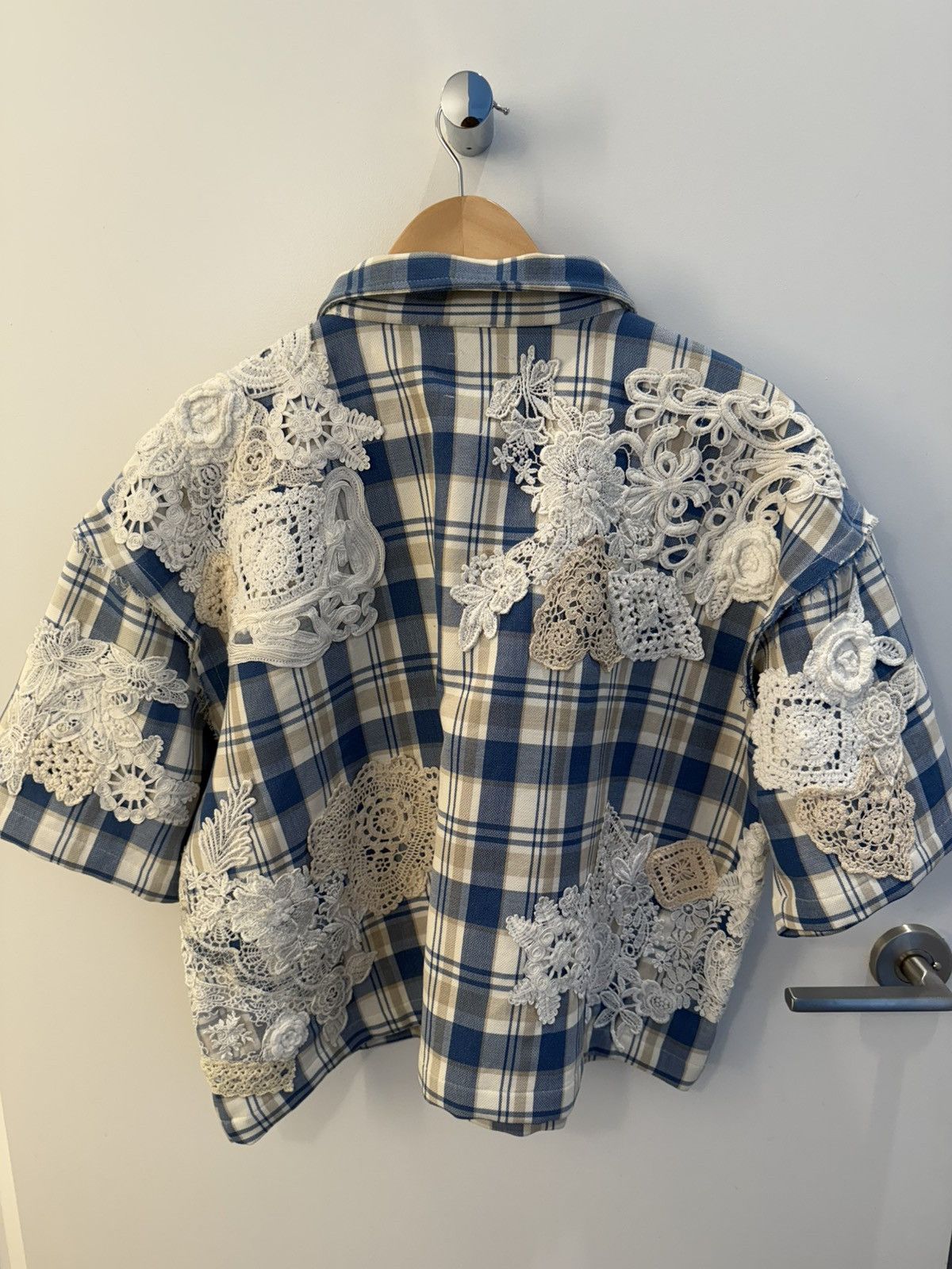 Earthling Earthling VIP check shirt Large (3 - III) boxy crop fit RARE Size US L / EU 52-54 / 3 - 3 Thumbnail