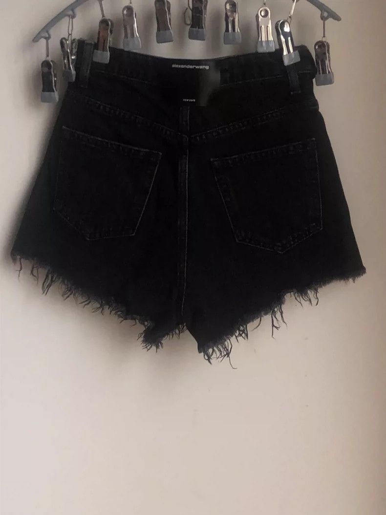 Alexander Wang Alexander Wang High-Waist Denim Shorts- Size 24" / US 00 / IT 34 - 4 Thumbnail