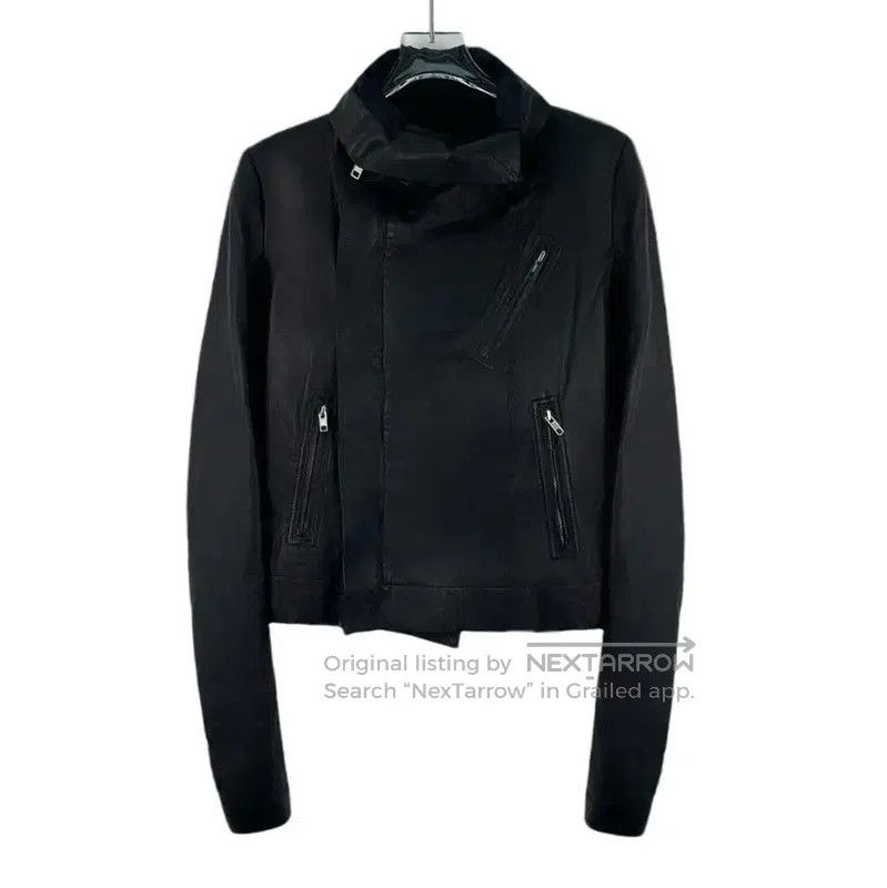 Rick Owens Black Lambskin Women's Jacket .