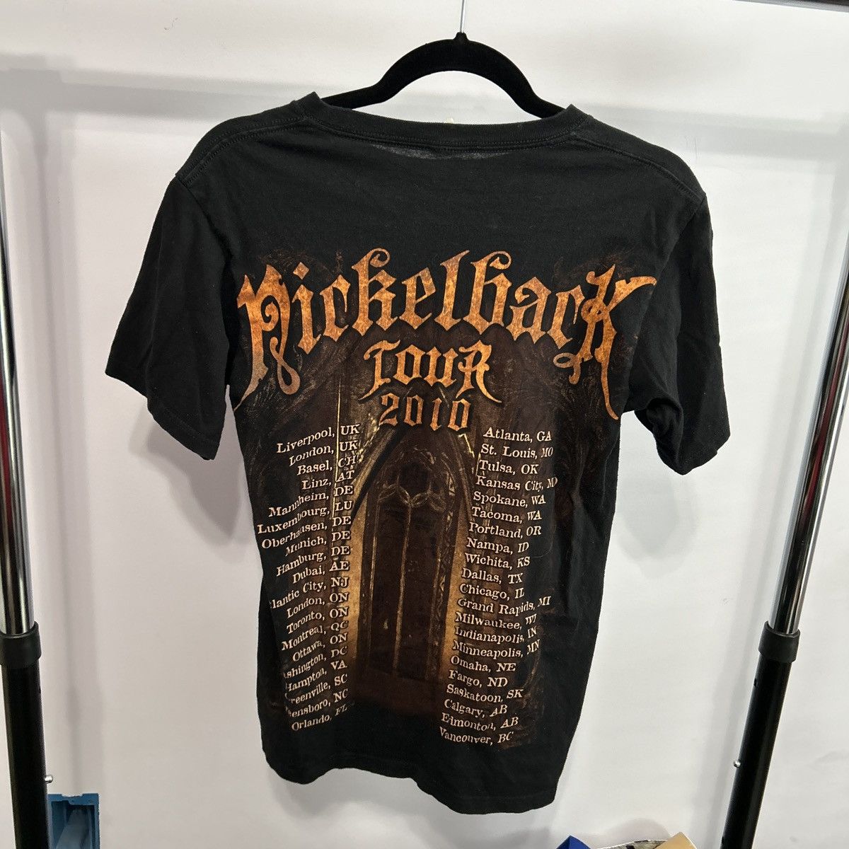 Anvil Anvil Nickelback 2010 Allover Graphic Tshirt Sz S -“Lynwood" Size US S / EU 44-46 / 1 - 3 Thumbnail