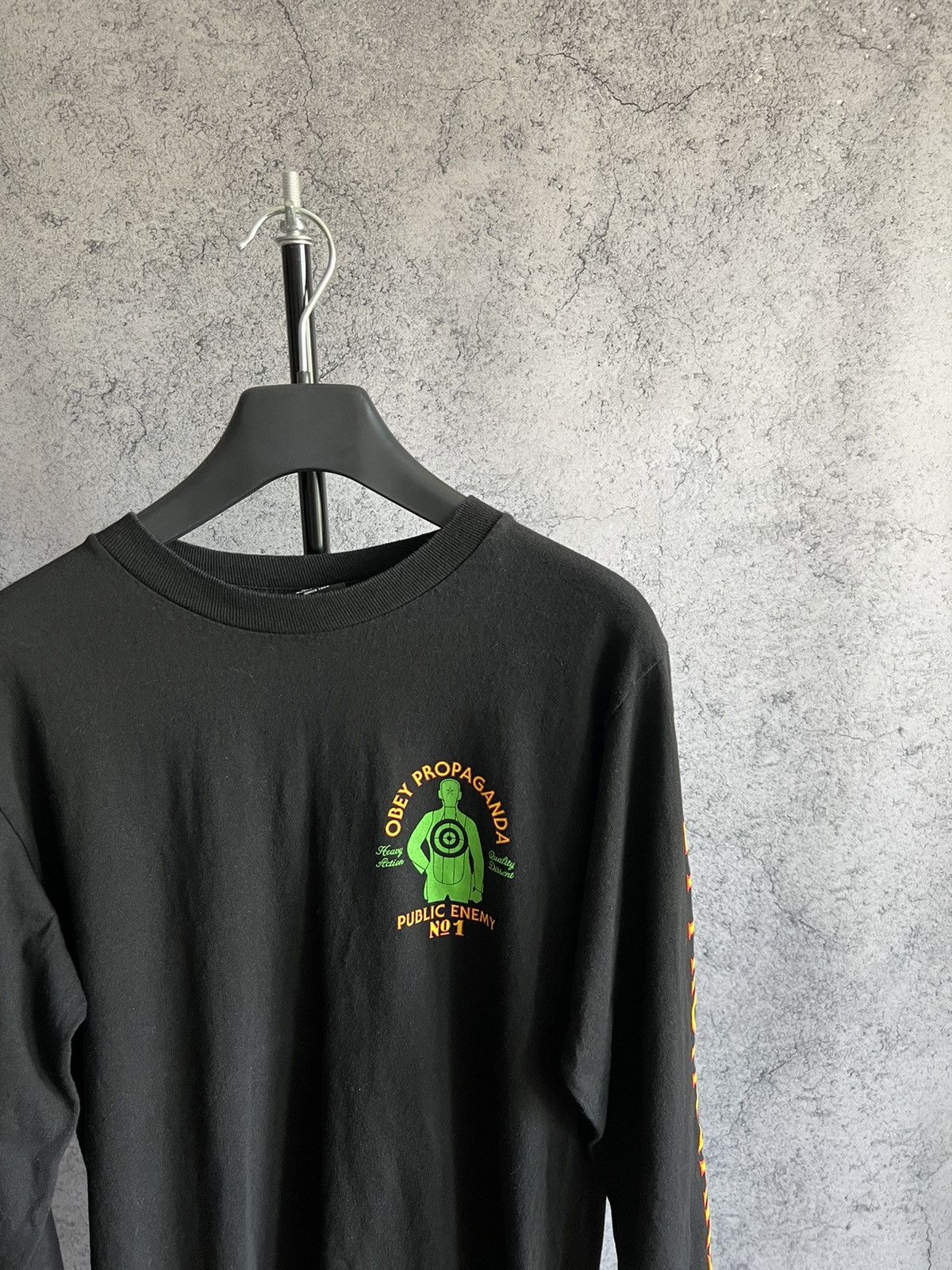 Obey Obey Long Sleeve T-Shirt Propaganda Public Enemy N1 Y2K Size US S / EU 44-46 / 1 - 11 Thumbnail