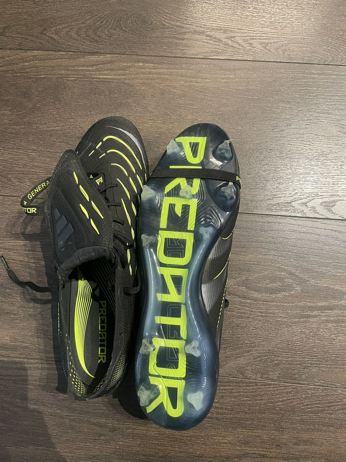 Adidas Adidas Predator Elite Fold-Over Tongue Firm Ground Cleats Size US 12 / EU 45 - 5 Thumbnail