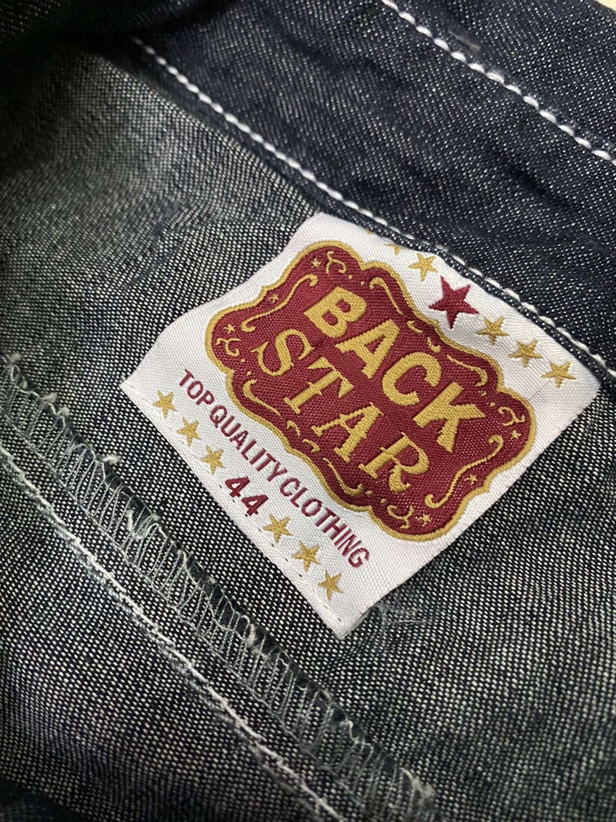 Japanese Brand 💥Vtg Japanese Brand Back Star Overalls Denim Size 34" / US 12 / IT 48 - 12 Thumbnail