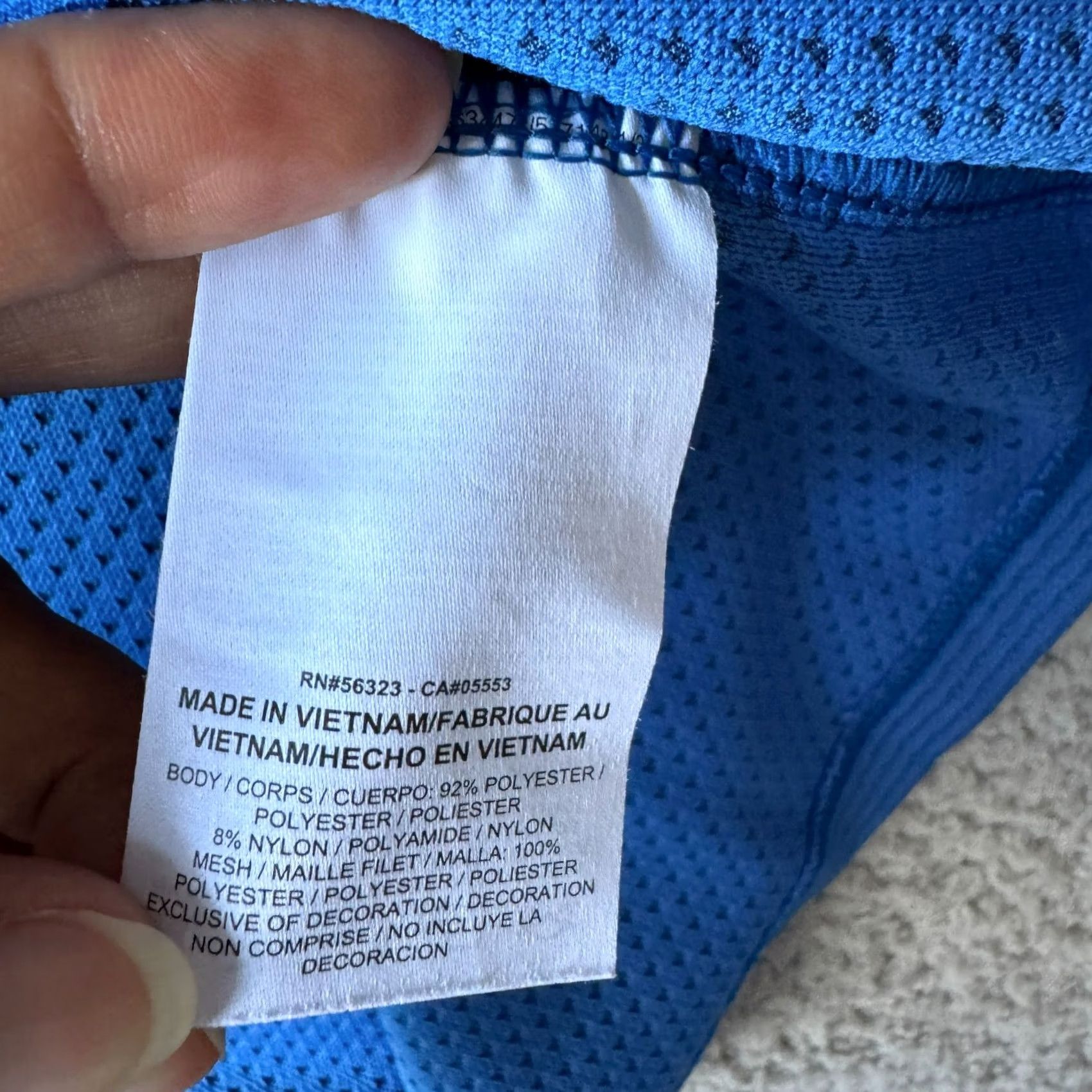 Nike Nike Aeroreact Sweater Mens XL Blue Golf Pullover 1/2 Zip Nylon Sweatshirt Weight Knit Mock Neck Regular Size US XL / EU 56 / 4 - 6 Thumbnail