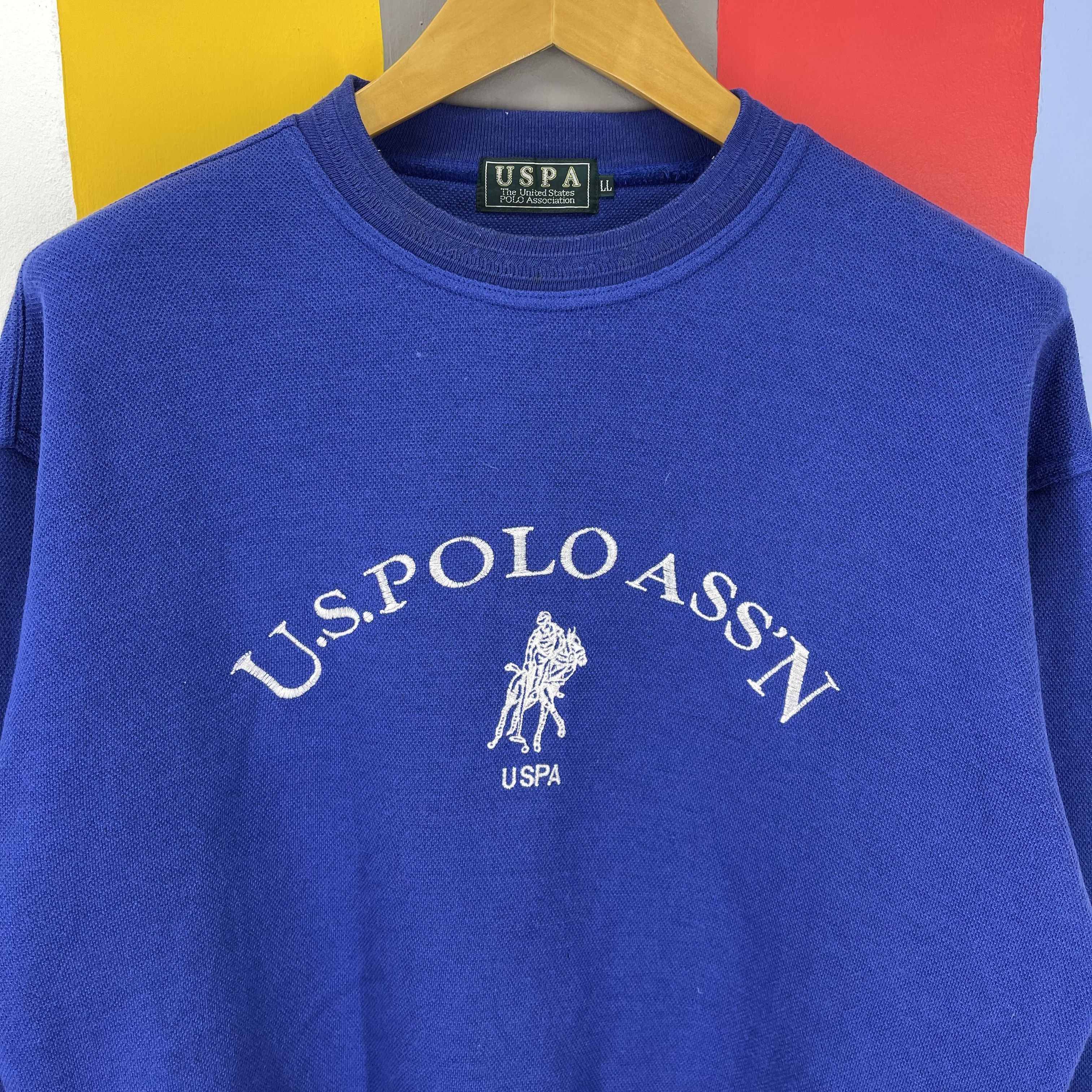 U.S. Polo Assn. Vintage USPA Made In Japan Crew Neck Sweatshirt #1365/AV Size US L / EU 52-54 / 3 - 2 Thumbnail