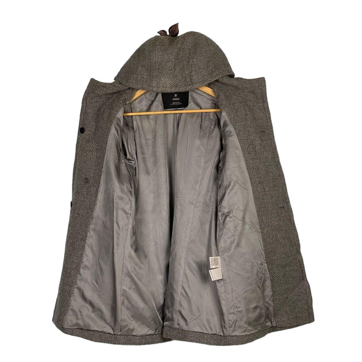 Yohji Yamamoto Ined By Yohji Yamamoto Wool Duffle Coat Size US S / EU 44-46 / 1 - 16 Thumbnail