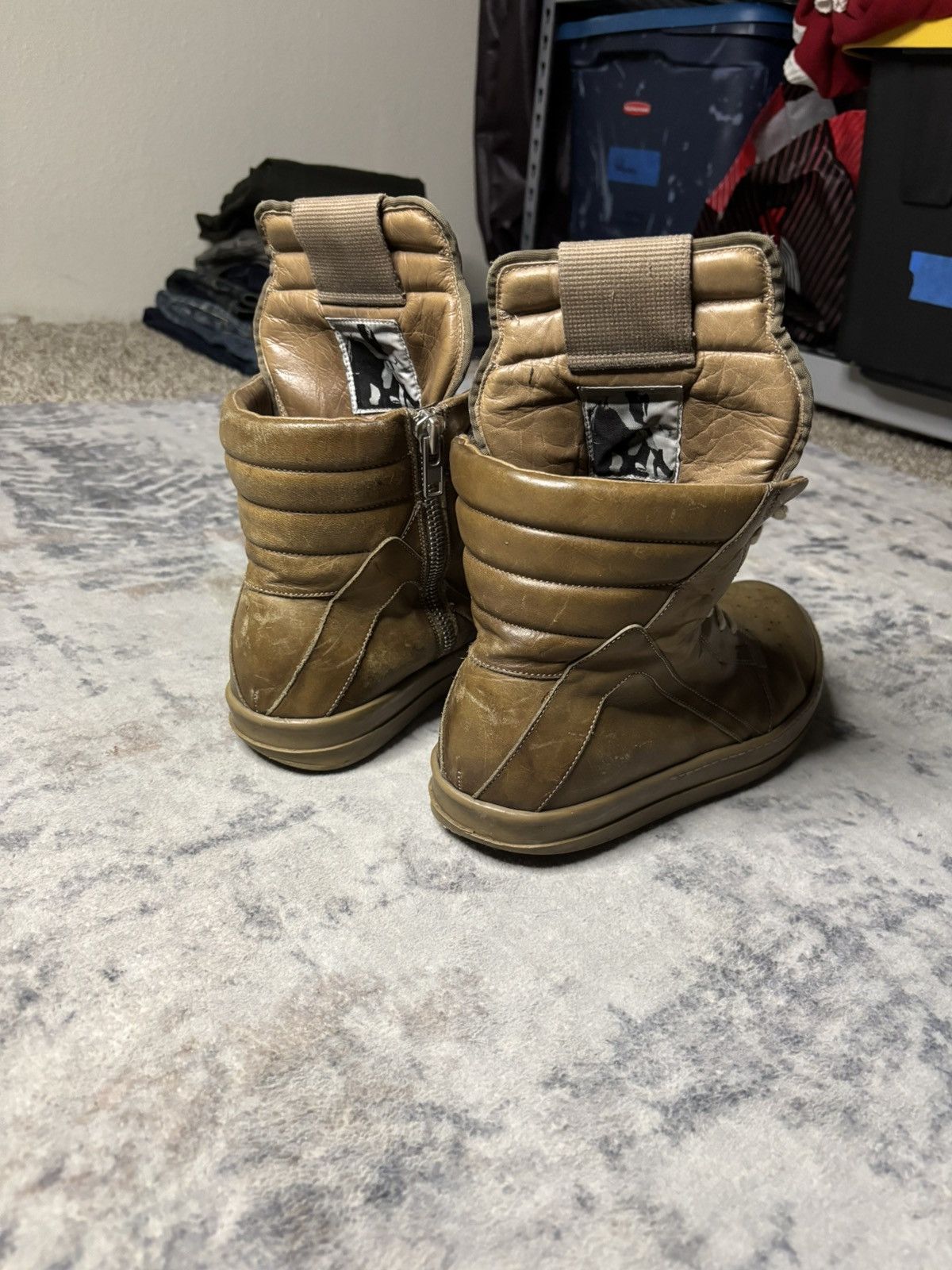 Rick Owens Rick Owens SS16 Cyclops Leather Triple Brown Geobaskets Size US 9.5 / EU 42-43 - 6 Thumbnail
