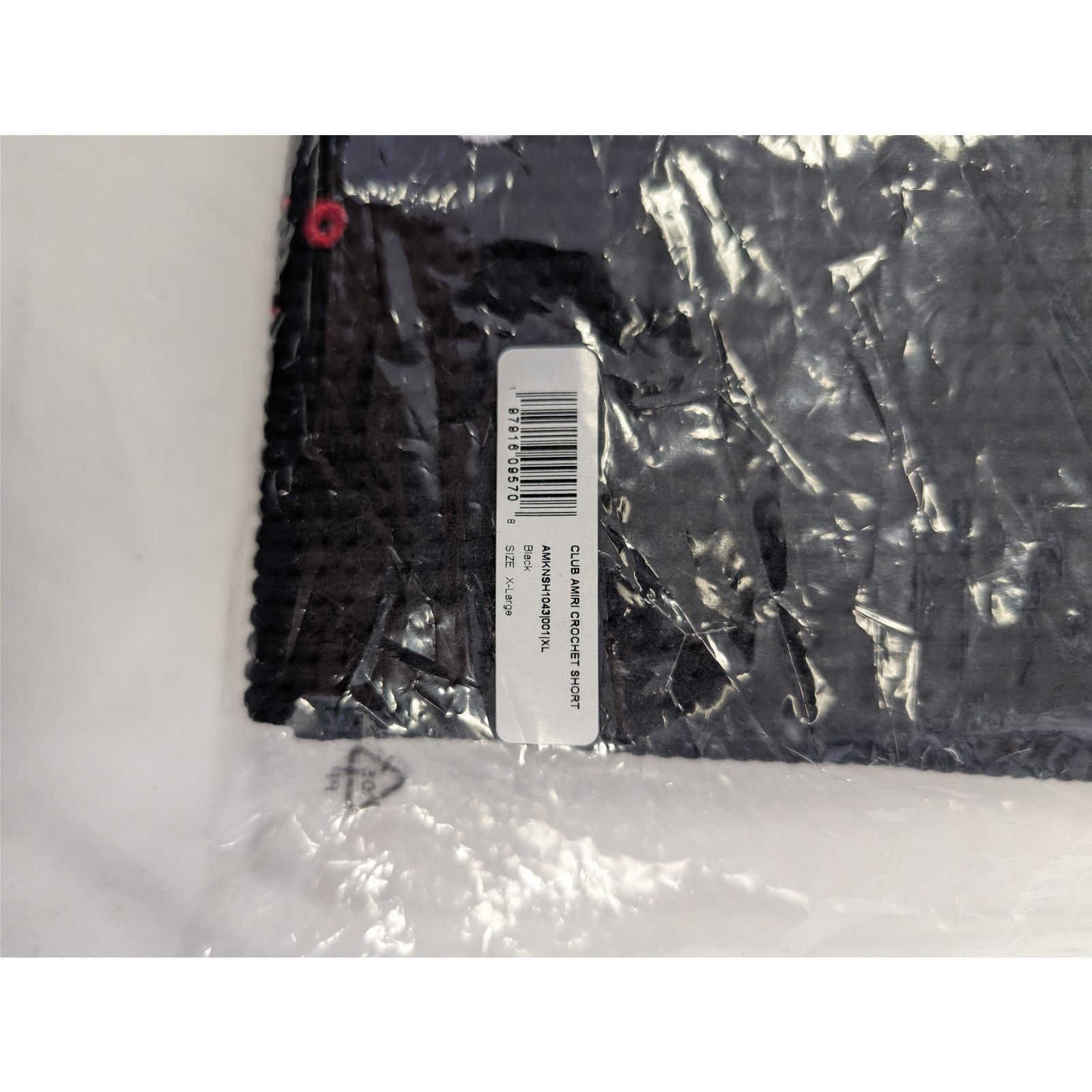 Amiri o1rshd1 Club Amiri Crochet Short Shorts in Black Size US 36 / EU 52 - 22 Thumbnail