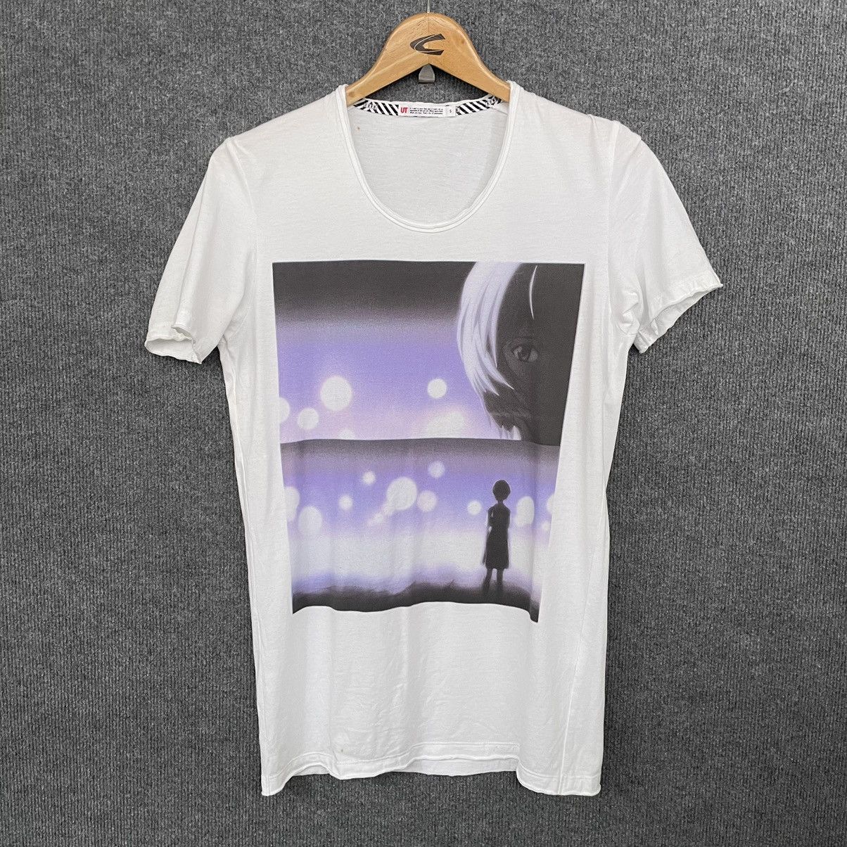 Anime × Japanese Brand × Vintage Uniqlo UT x Neon Genesis Evangelion Anime Rei Ayanami Tee Size US S / EU 44-46 / 1 - 1 Thumbnail