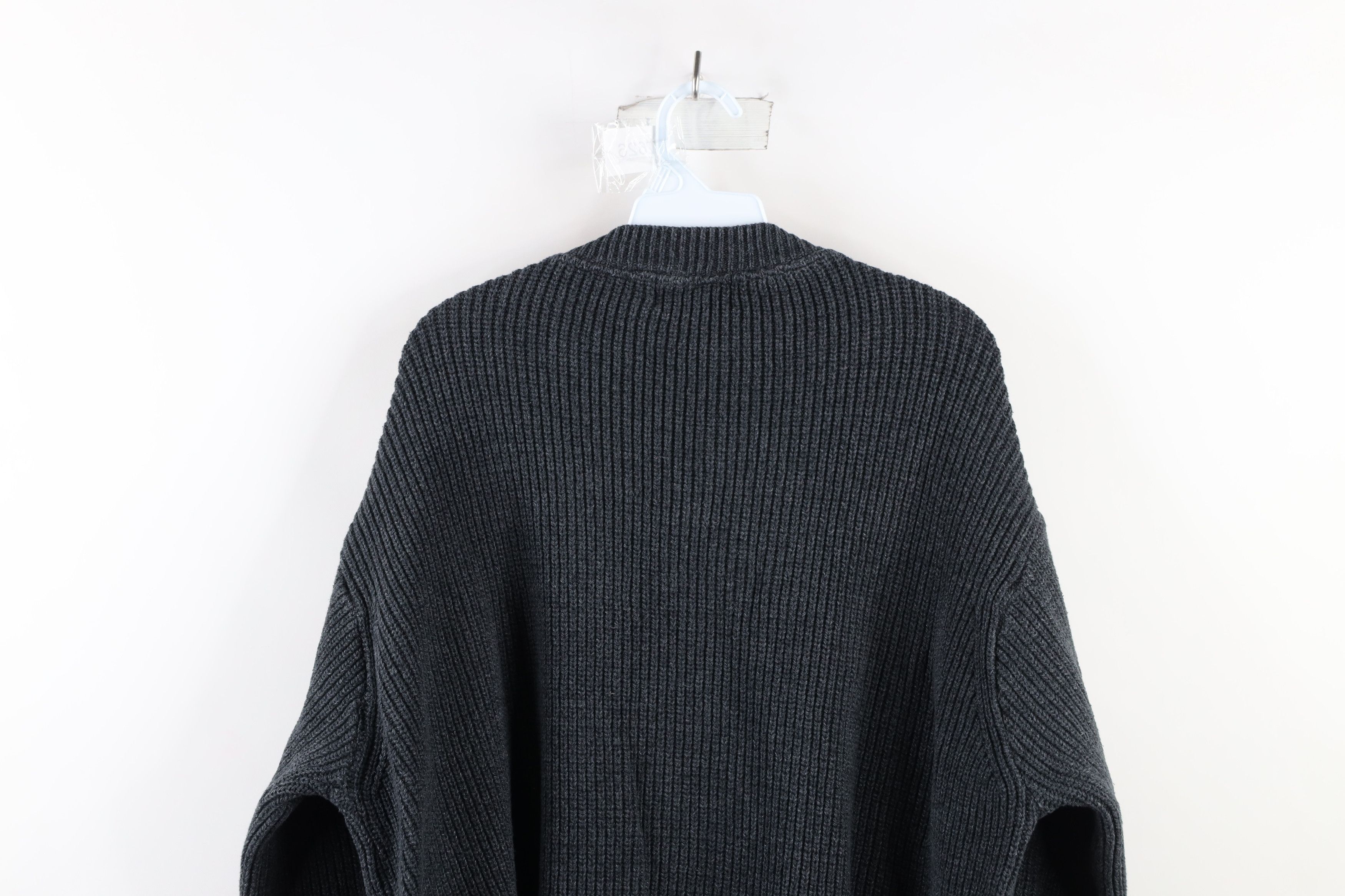 Eddie Bauer Vintage 90s Eddie Bauer Ribbed Knit Henley Sweater USA Size US XXL / EU 58 / 5 - 7 Thumbnail