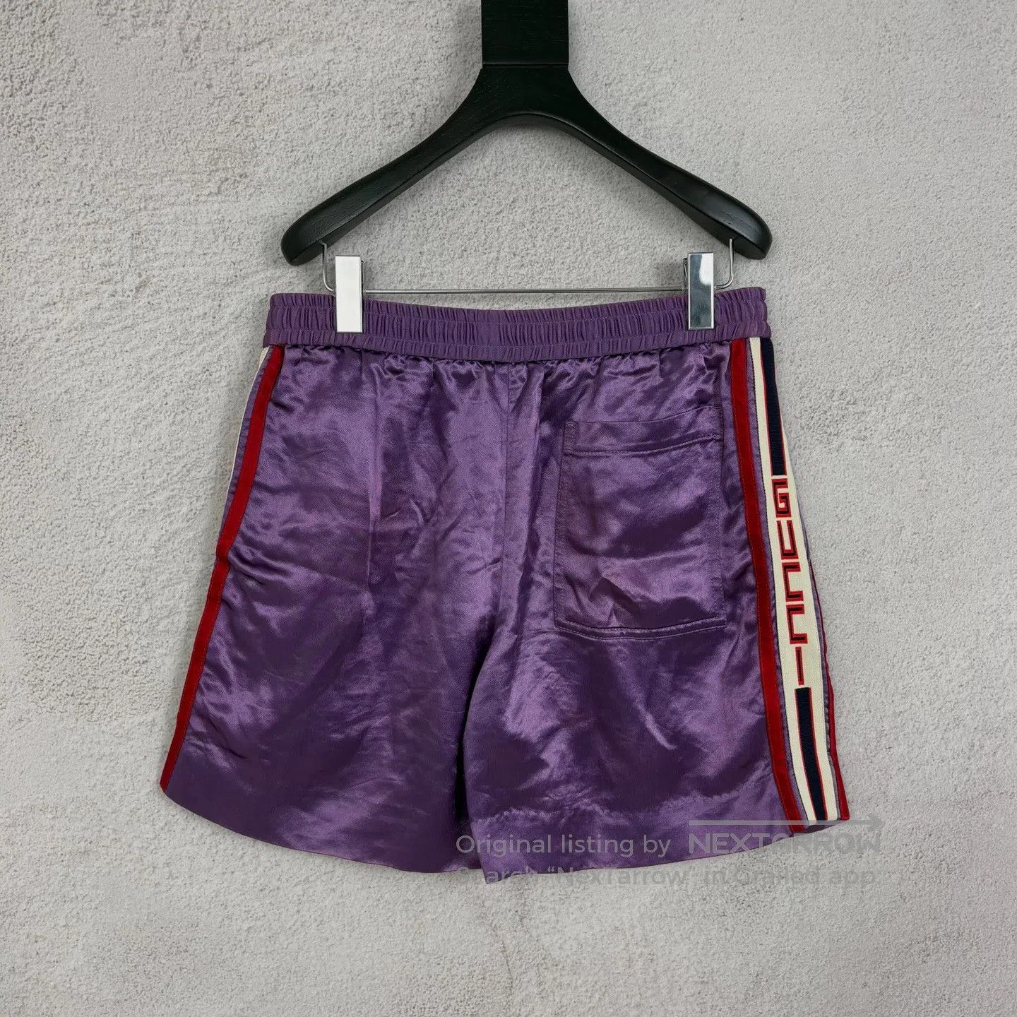 Gucci Guicci Silk-lined side label LOGO casual shorts Size US 32 / EU 48 - 2 Thumbnail