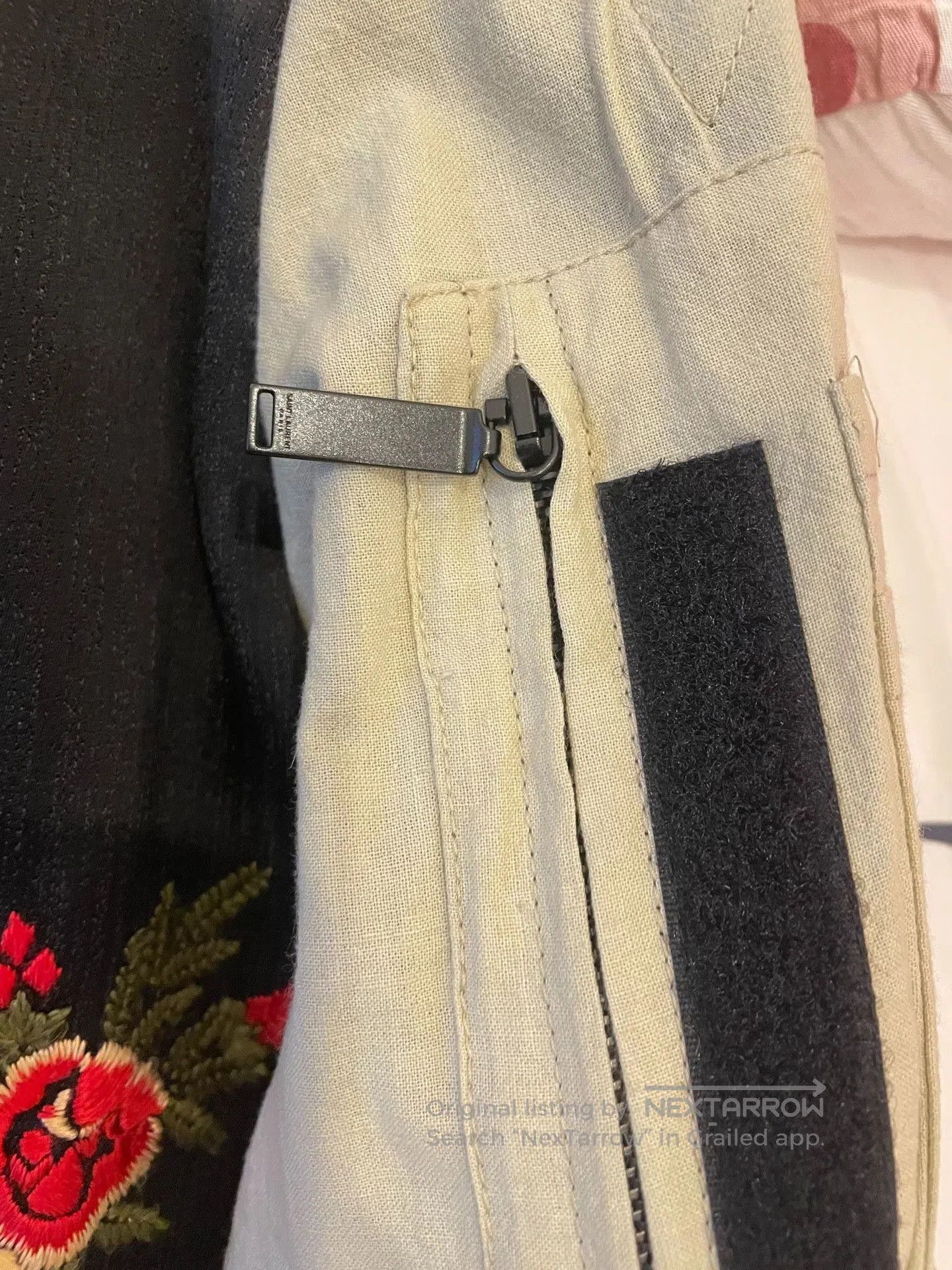 Saint Laurent Paris YSL Saint Laurent Rose Embroidery Pilot Jacket. Size US M / EU 48-50 / 2 - 6 Thumbnail