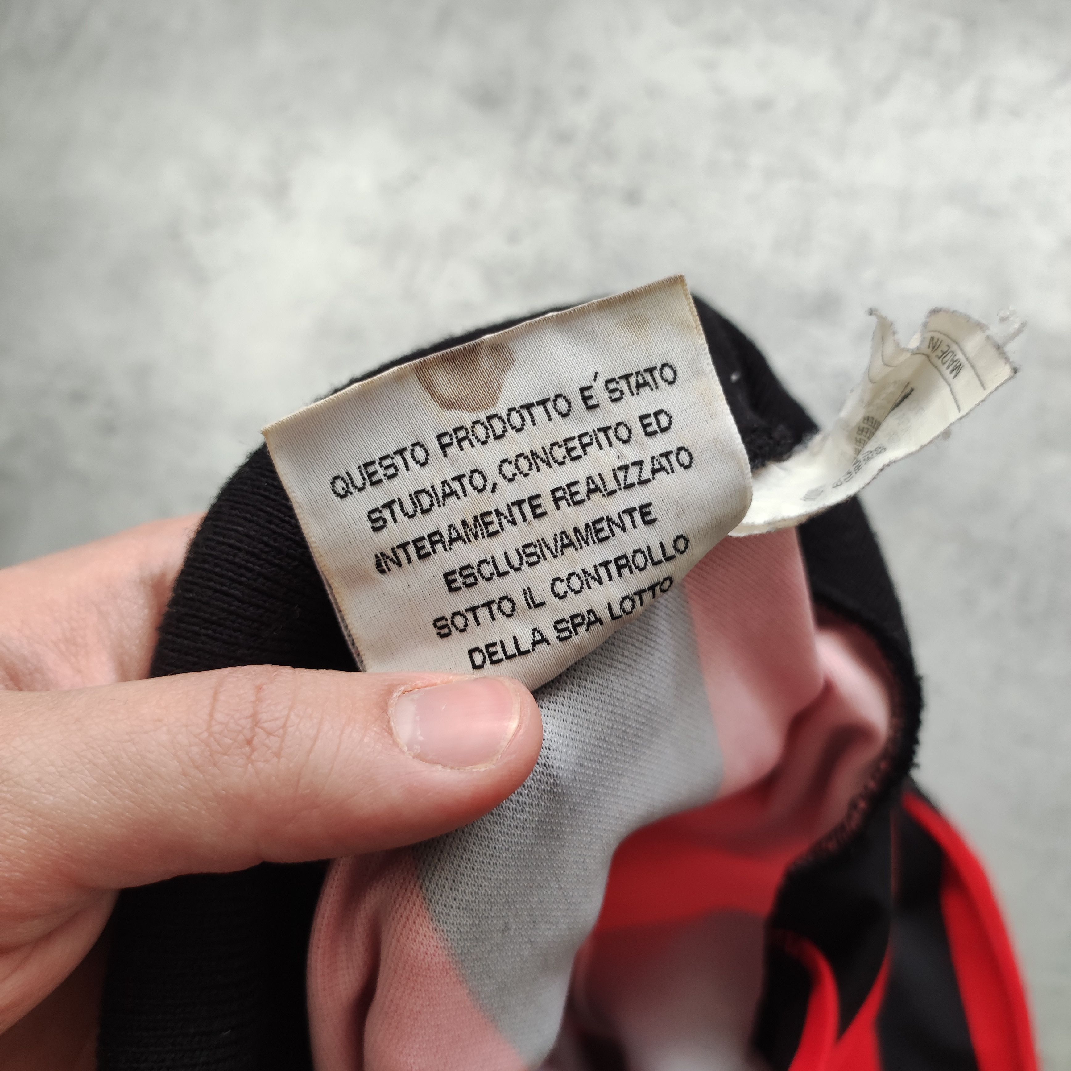 Other Unique 1/1 AC Milano 1993 Match Lotto Longsleeve Jersey Size US M / EU 48-50 / 2 - 9 Thumbnail