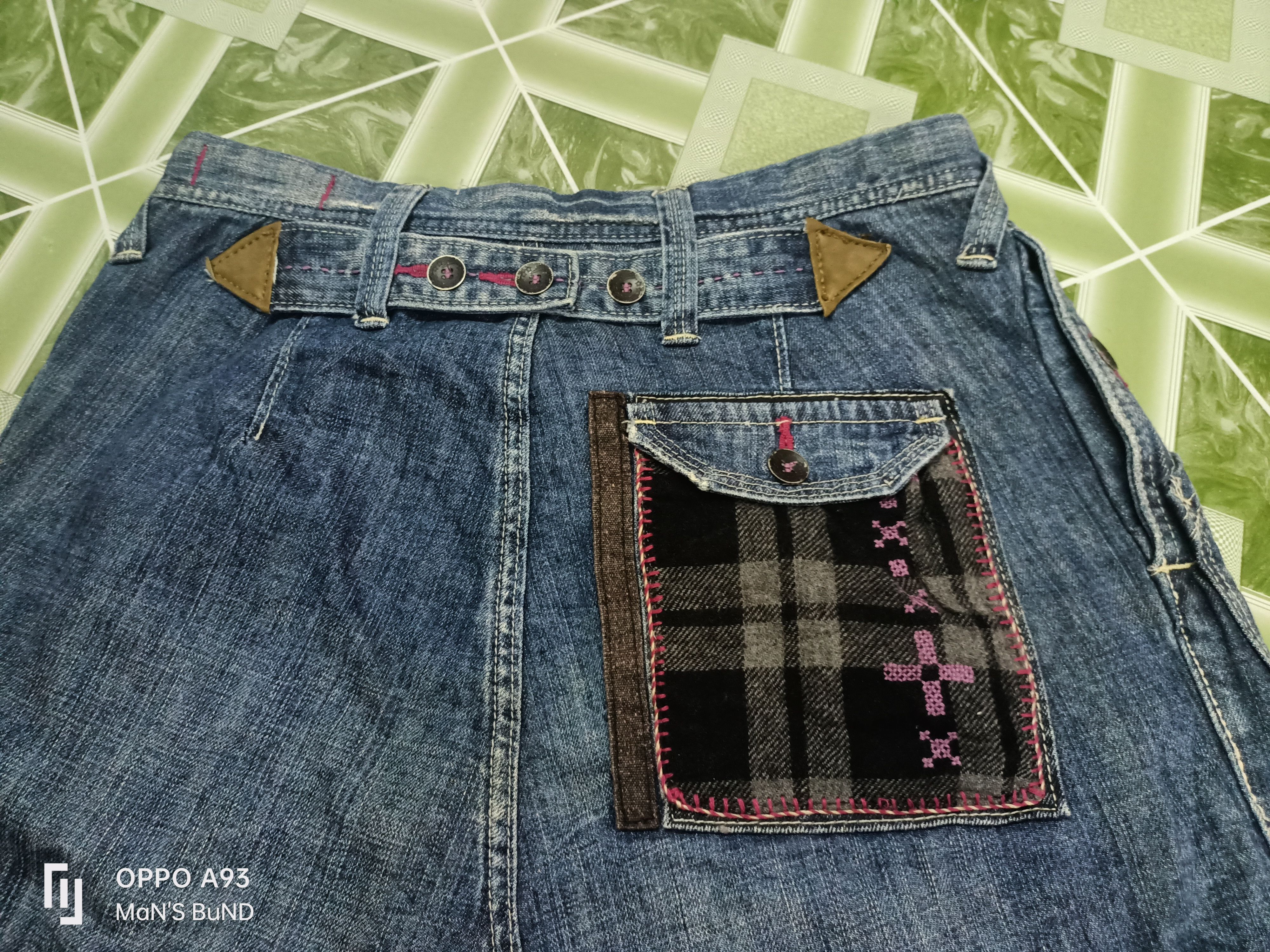Japanese Brand × Vintage Vintage ANTGAUGE Skirt Denim Size 31" - 8 Thumbnail
